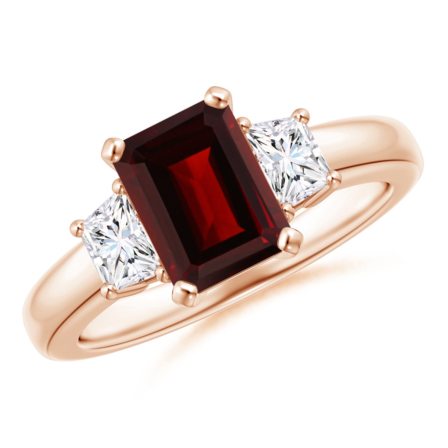 AA - Garnet / 2.12 CT / 14 KT Rose Gold