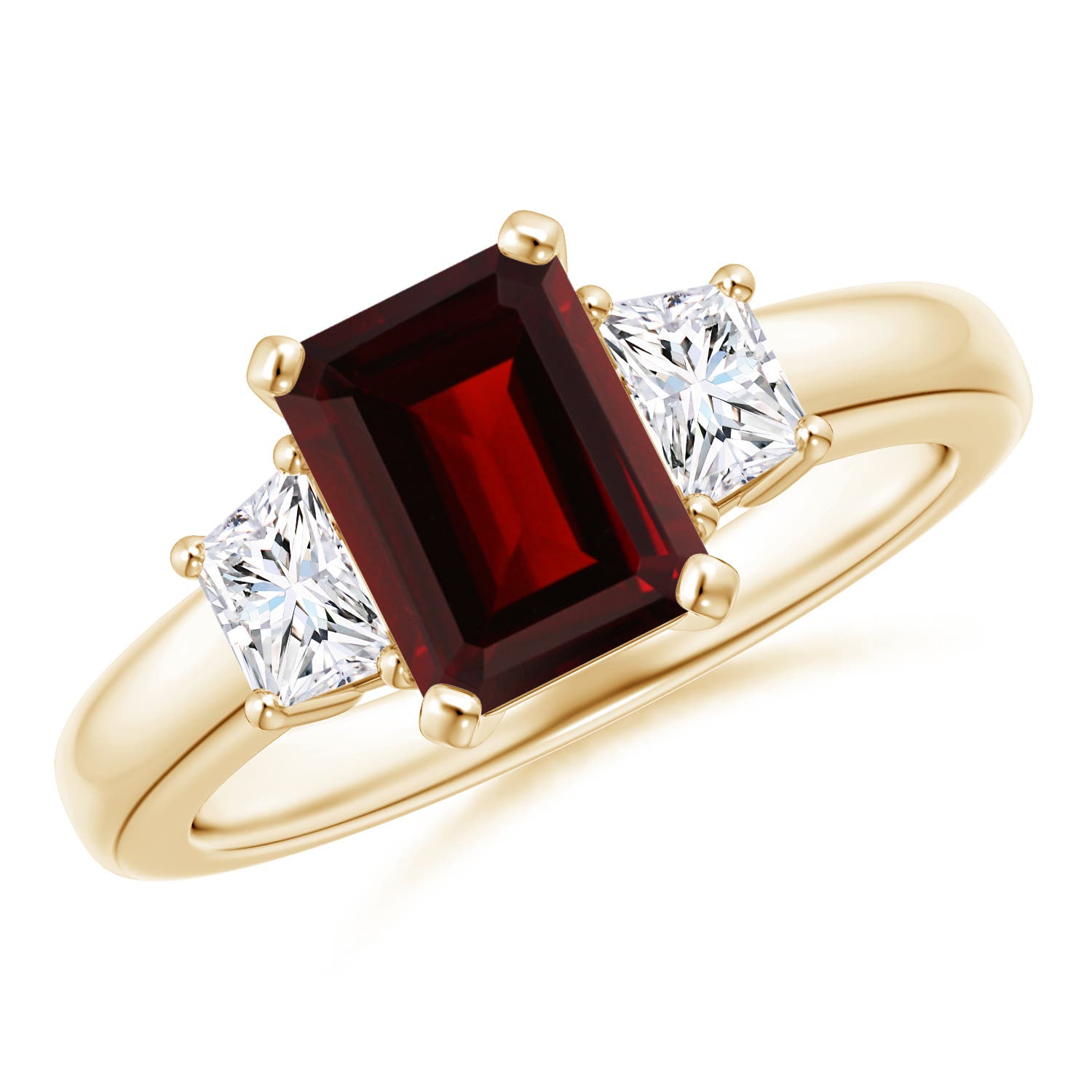 AA - Garnet / 2.12 CT / 14 KT Yellow Gold