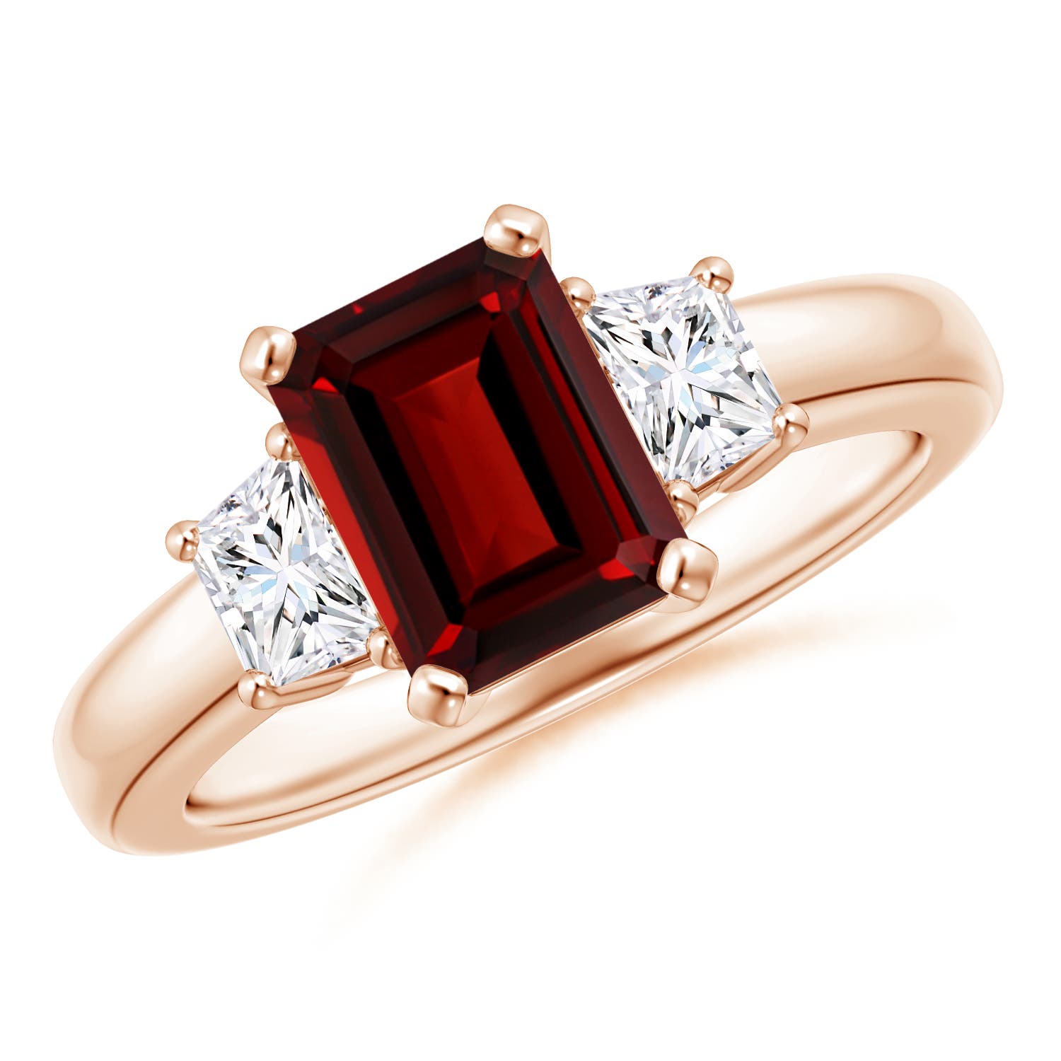 AAAA - Garnet / 2.12 CT / 14 KT Rose Gold