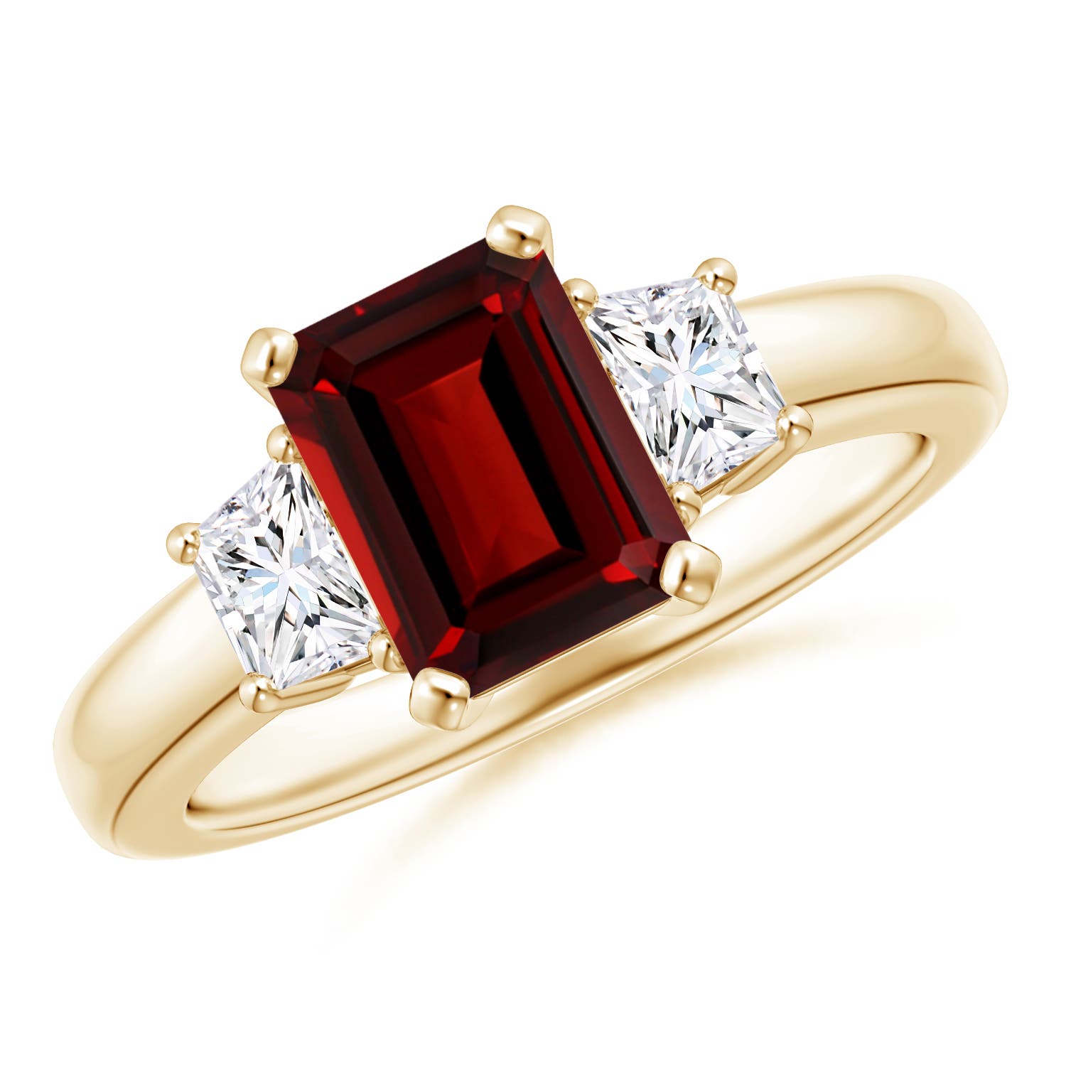 AAAA - Garnet / 2.12 CT / 14 KT Yellow Gold