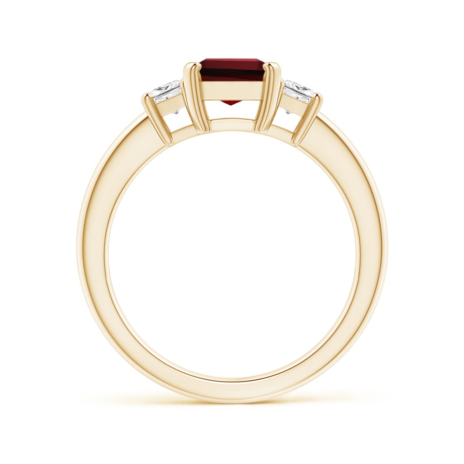 AAAA - Garnet / 2.12 CT / 14 KT Yellow Gold