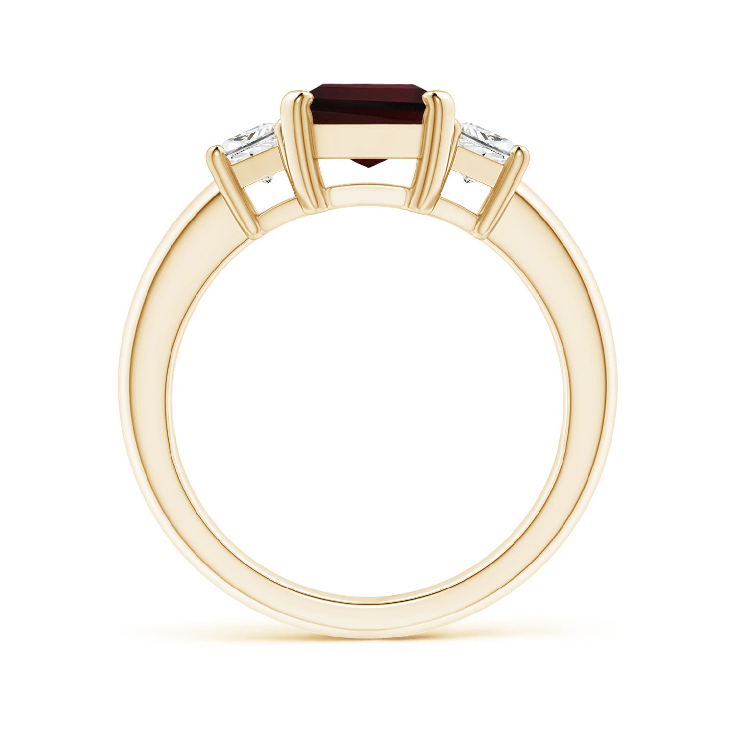 A - Garnet / 3.12 CT / 14 KT Yellow Gold