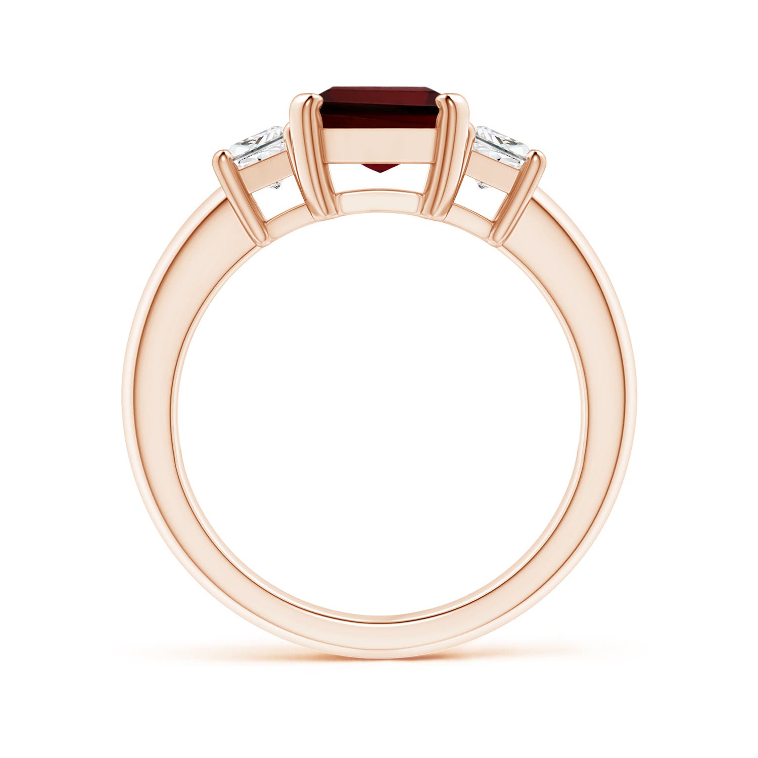 AA - Garnet / 3.12 CT / 14 KT Rose Gold