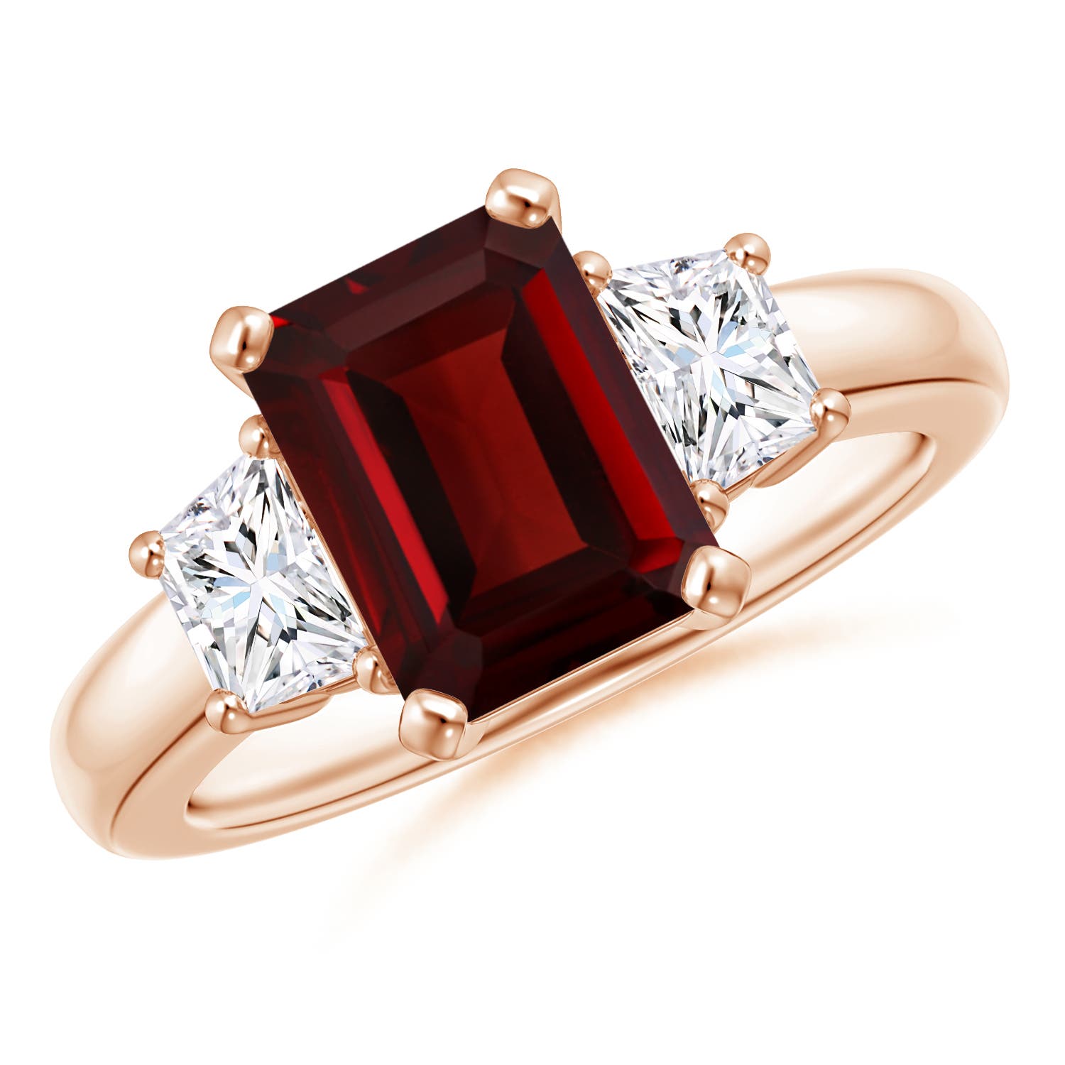 AAA - Garnet / 3.12 CT / 14 KT Rose Gold