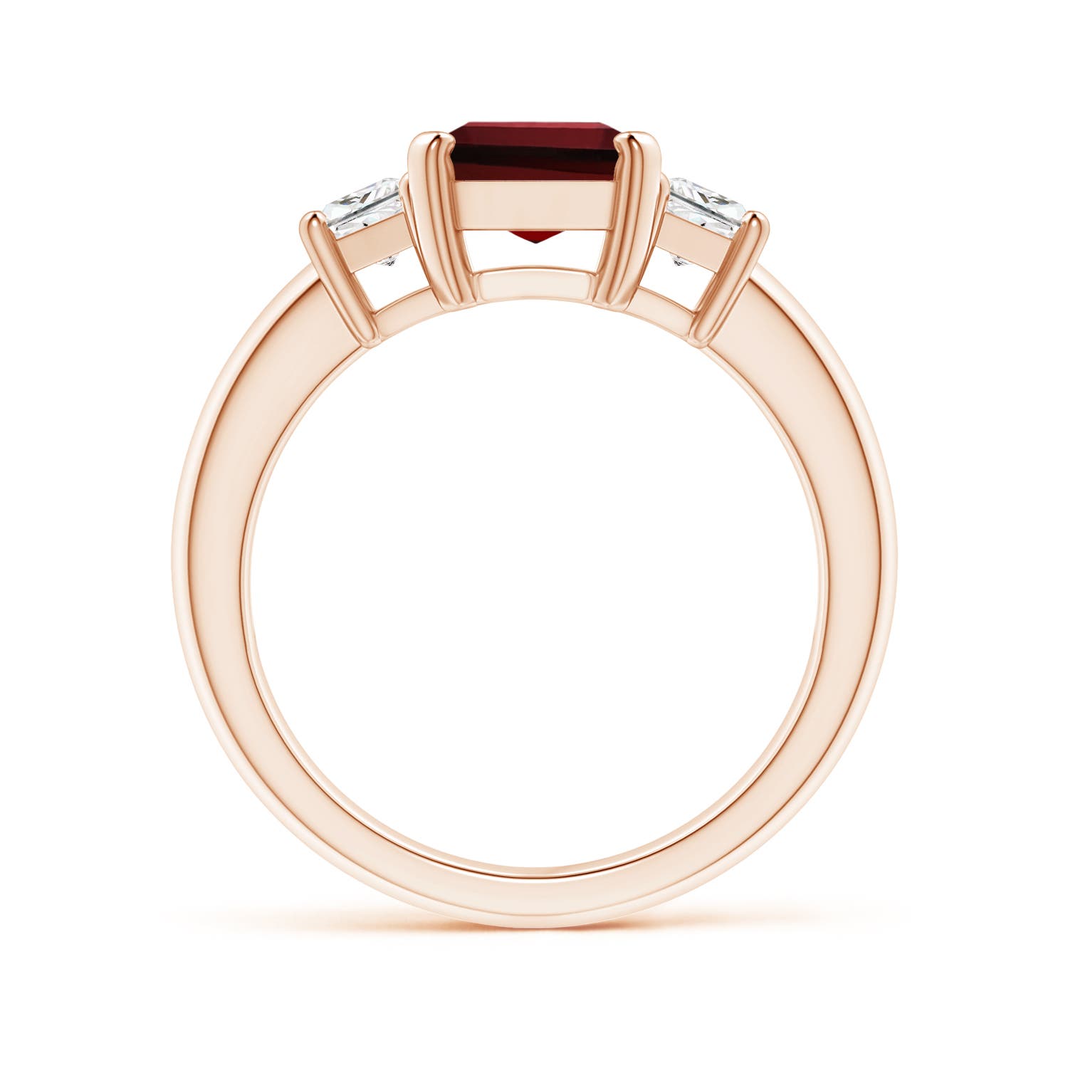 AAAA - Garnet / 3.12 CT / 14 KT Rose Gold