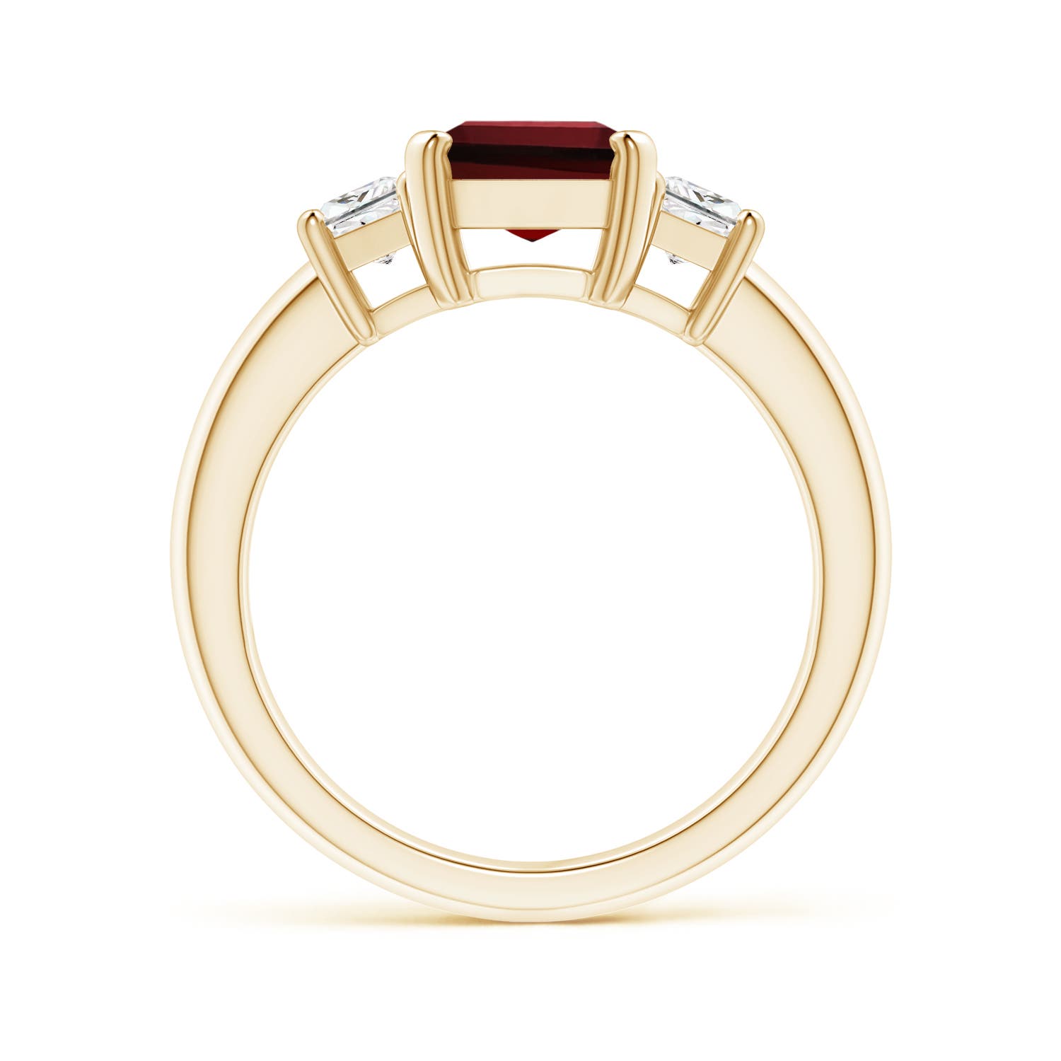 AAAA - Garnet / 3.12 CT / 14 KT Yellow Gold