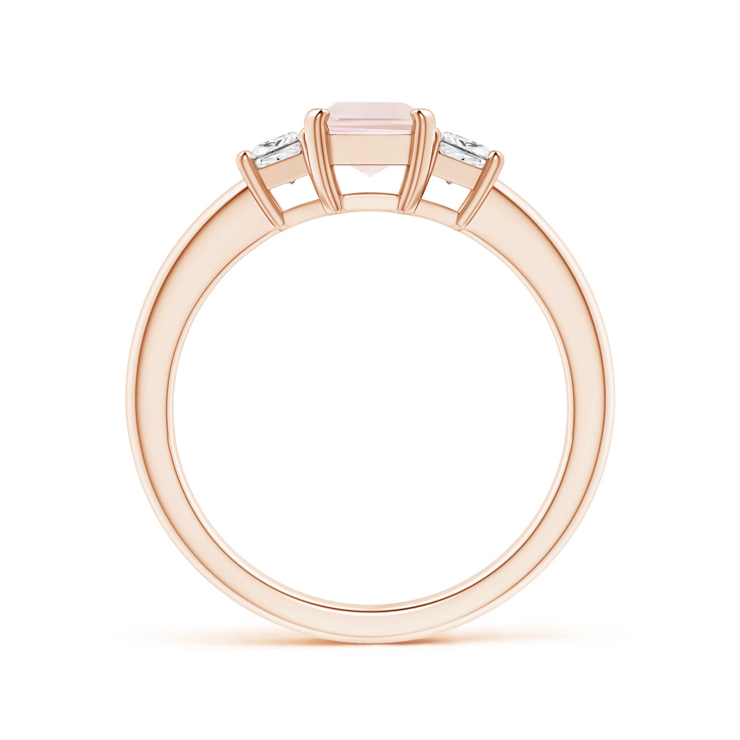 A - Morganite / 1.22 CT / 14 KT Rose Gold