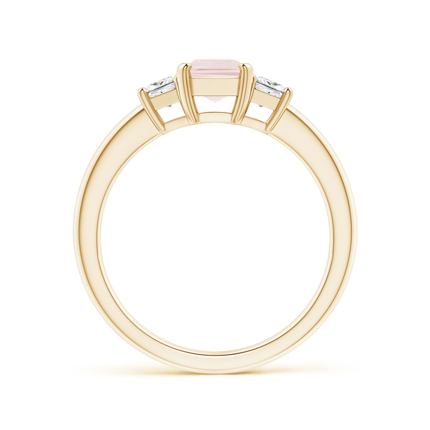 A - Morganite / 1.22 CT / 14 KT Yellow Gold