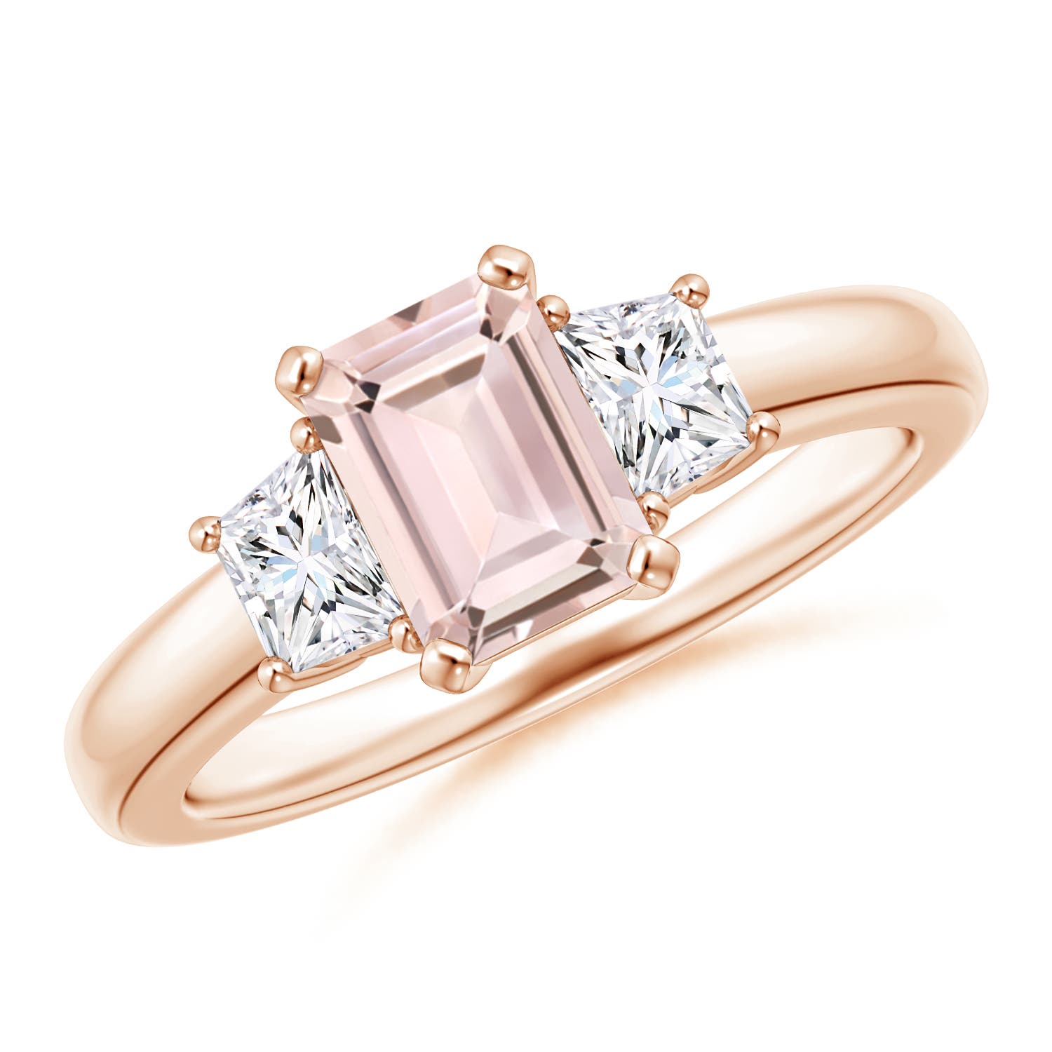 AA - Morganite / 1.22 CT / 14 KT Rose Gold