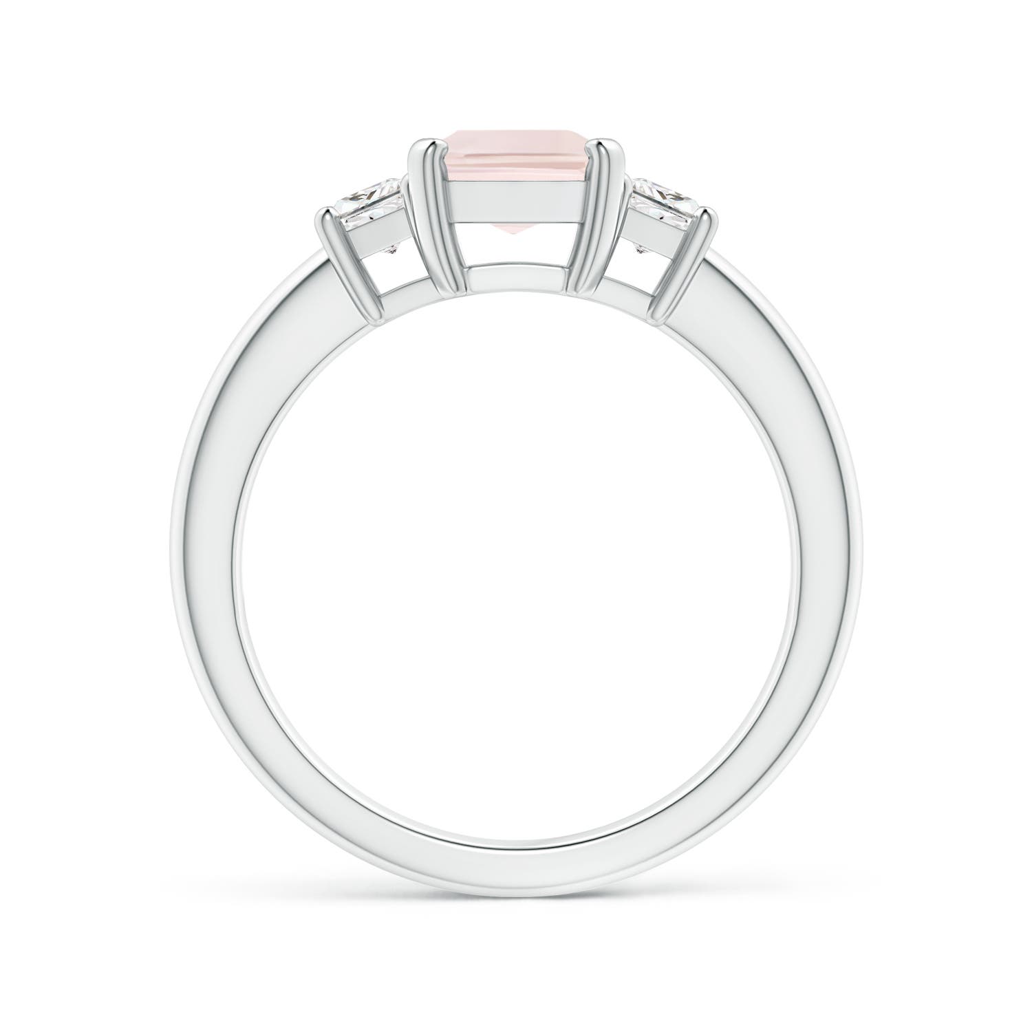 A - Morganite / 1.72 CT / 14 KT White Gold