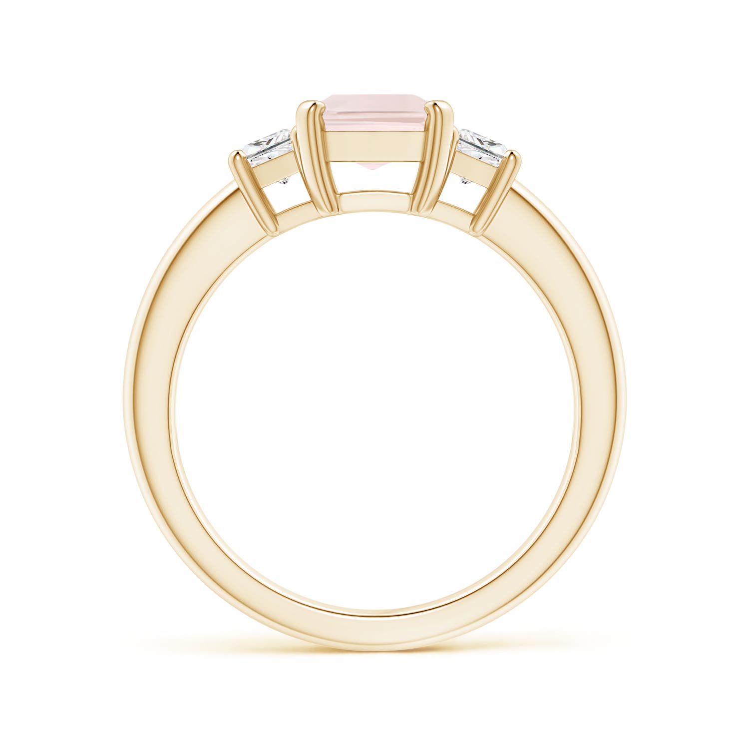 A - Morganite / 1.72 CT / 14 KT Yellow Gold