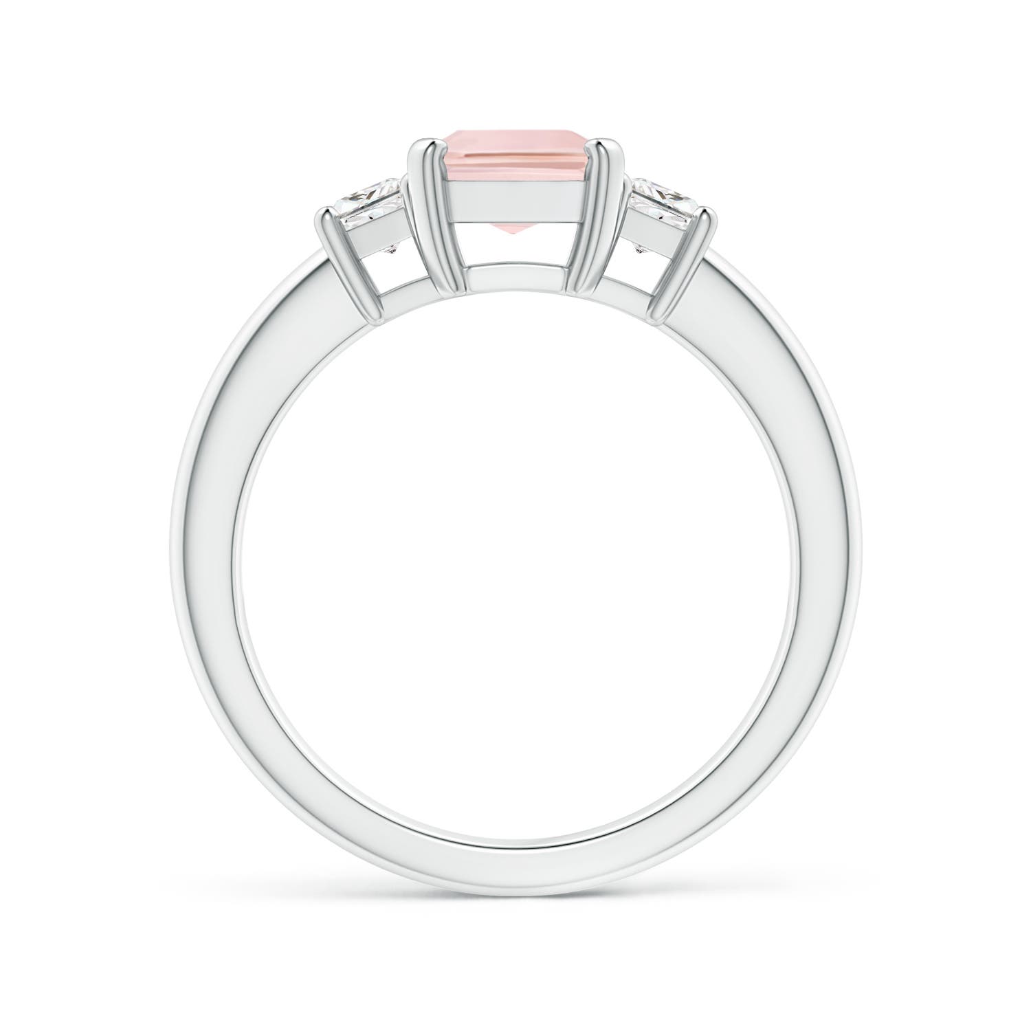 AA - Morganite / 1.72 CT / 14 KT White Gold