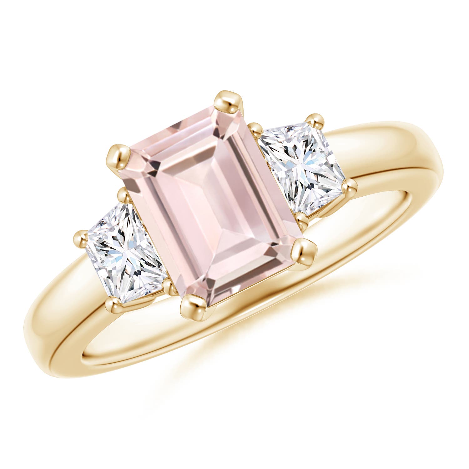 AA - Morganite / 1.72 CT / 14 KT Yellow Gold