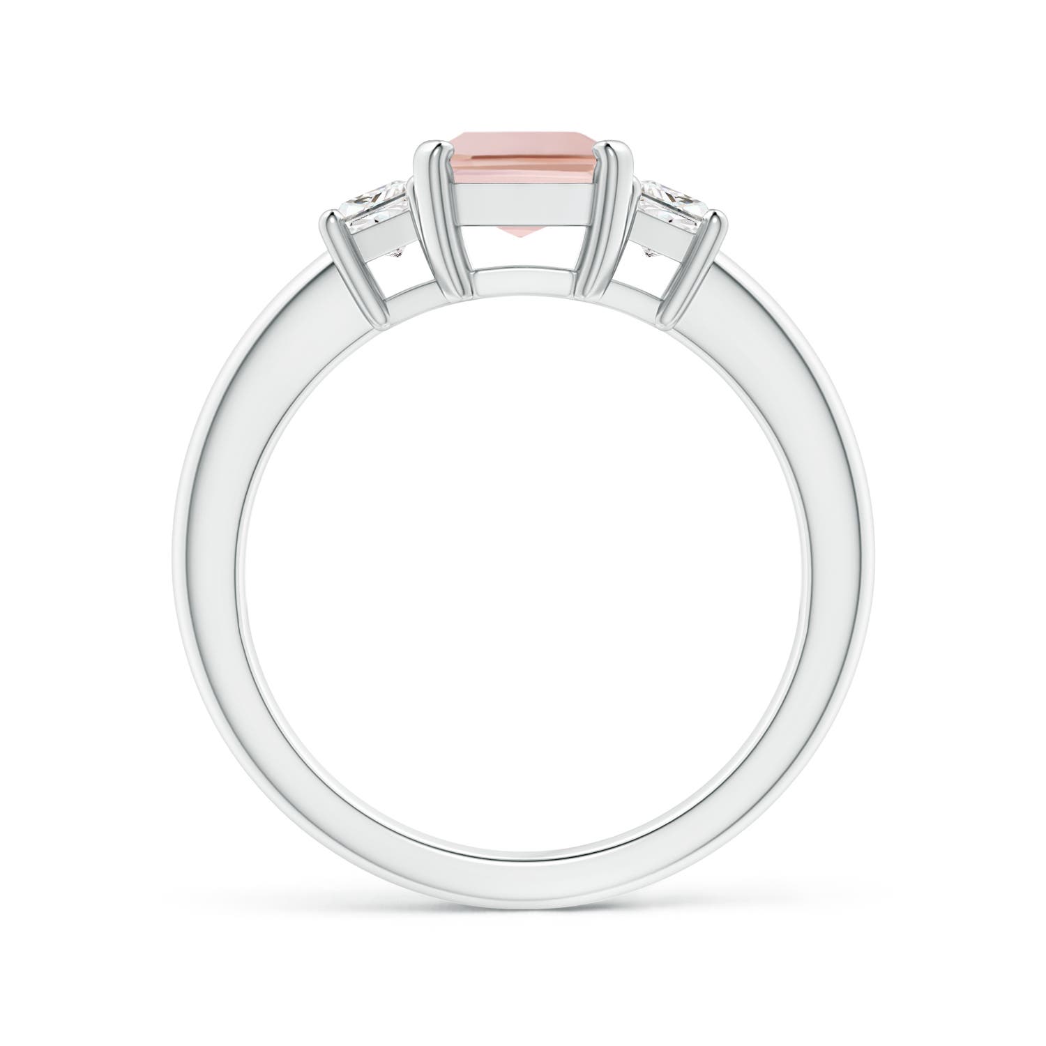 AAA - Morganite / 1.72 CT / 14 KT White Gold