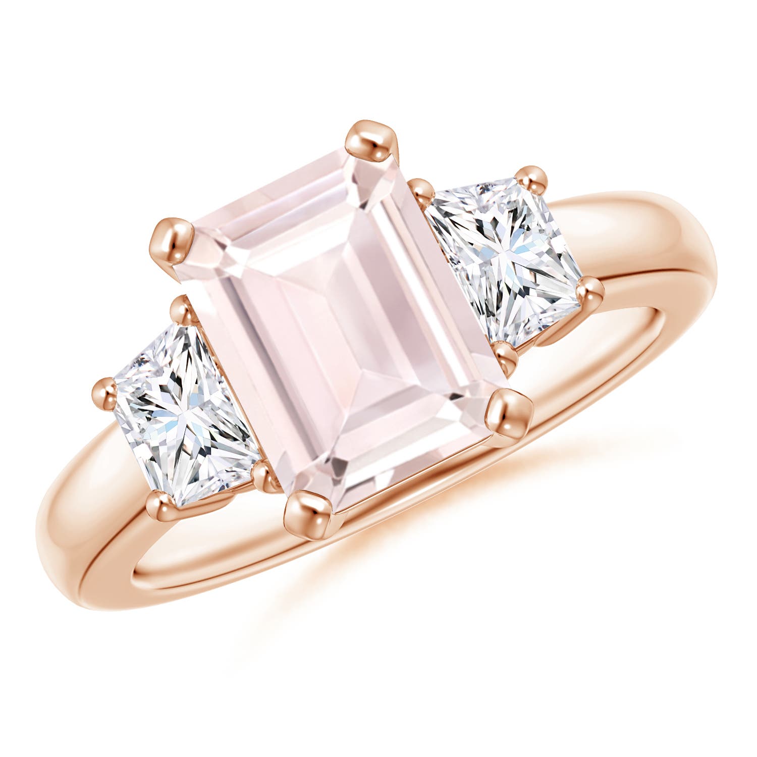 A - Morganite / 2.37 CT / 14 KT Rose Gold