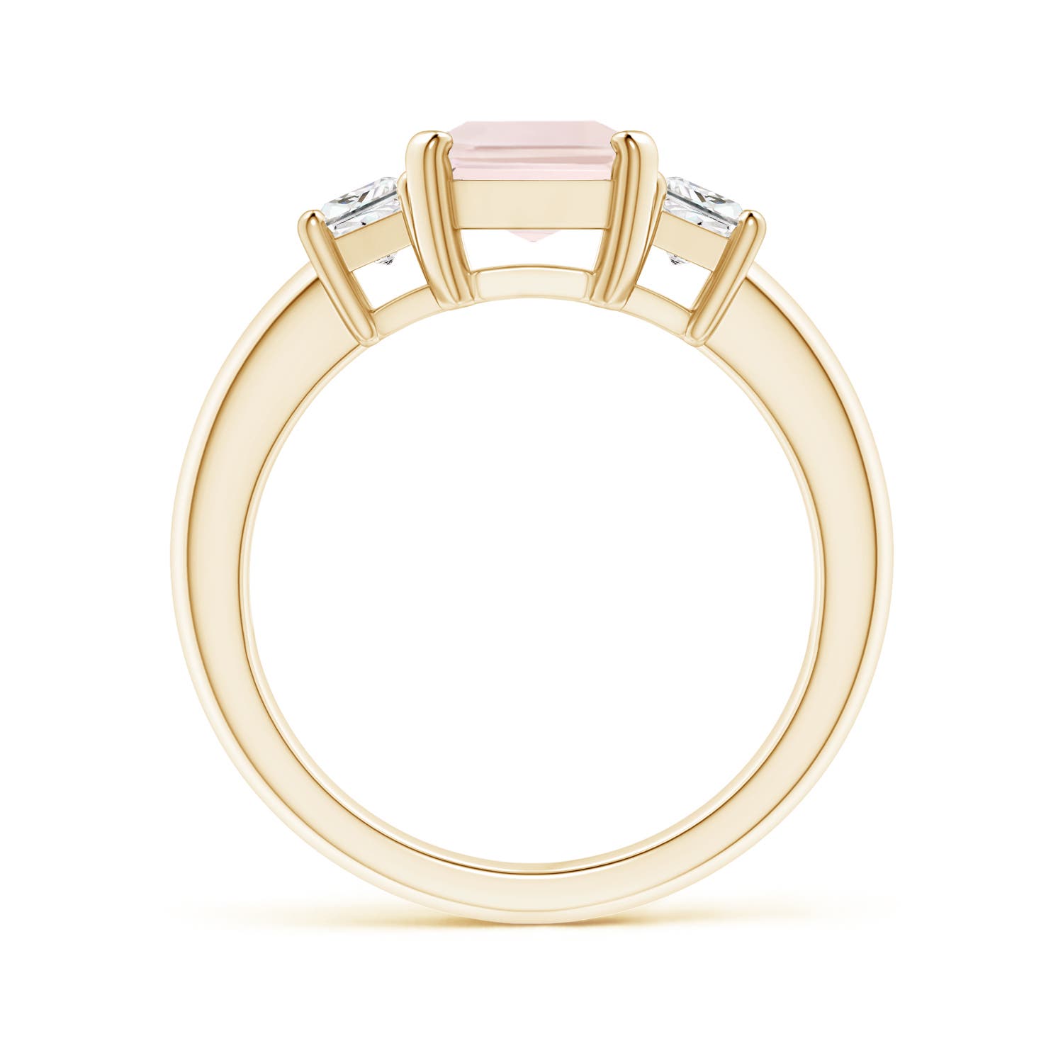 A - Morganite / 2.37 CT / 14 KT Yellow Gold