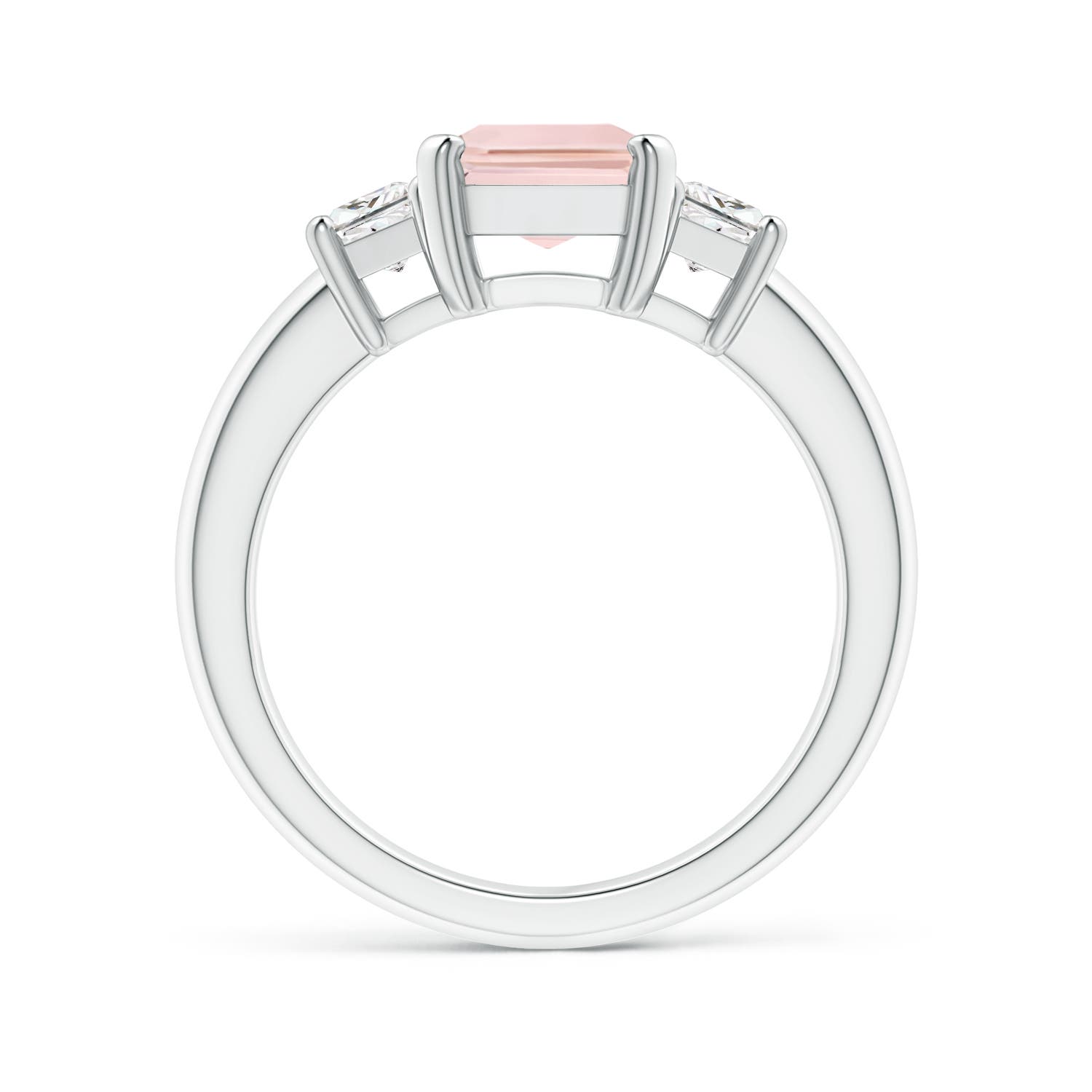 AA - Morganite / 2.37 CT / 14 KT White Gold