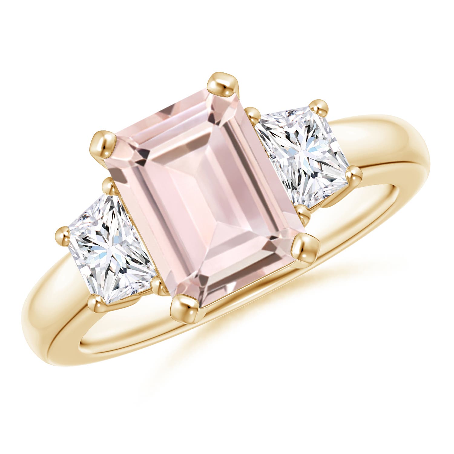 AA - Morganite / 2.37 CT / 14 KT Yellow Gold