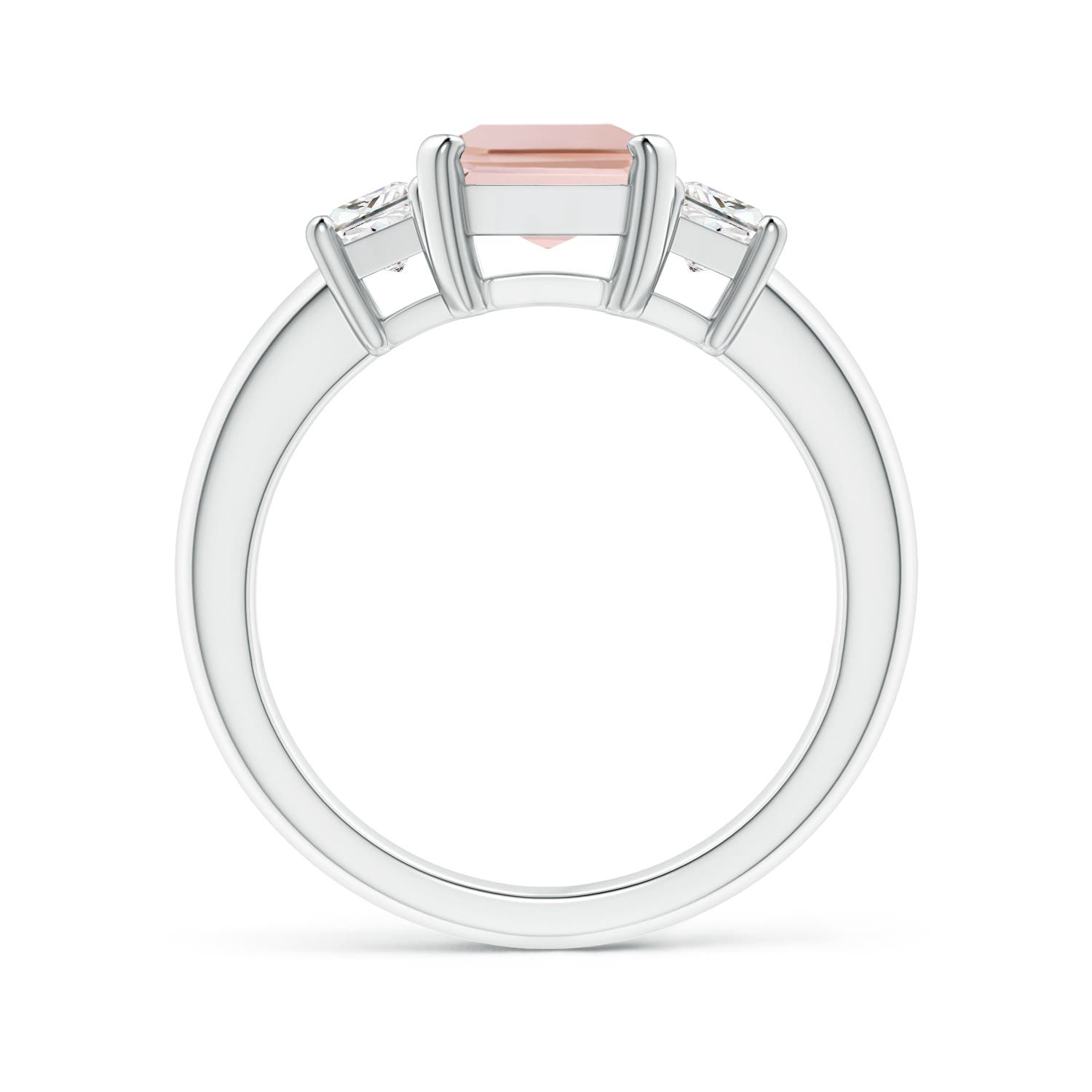 AAA - Morganite / 2.37 CT / 14 KT White Gold