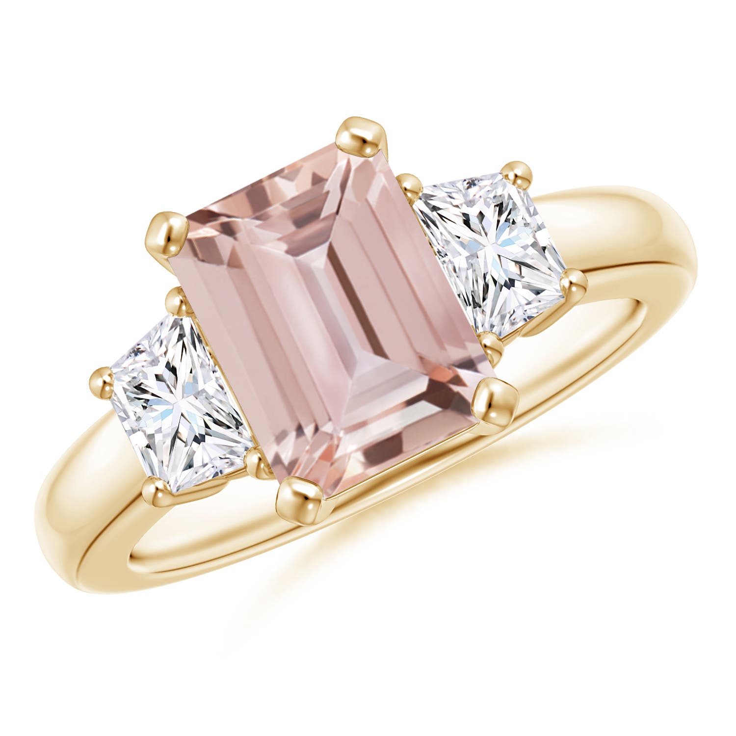 AAA - Morganite / 2.37 CT / 14 KT Yellow Gold