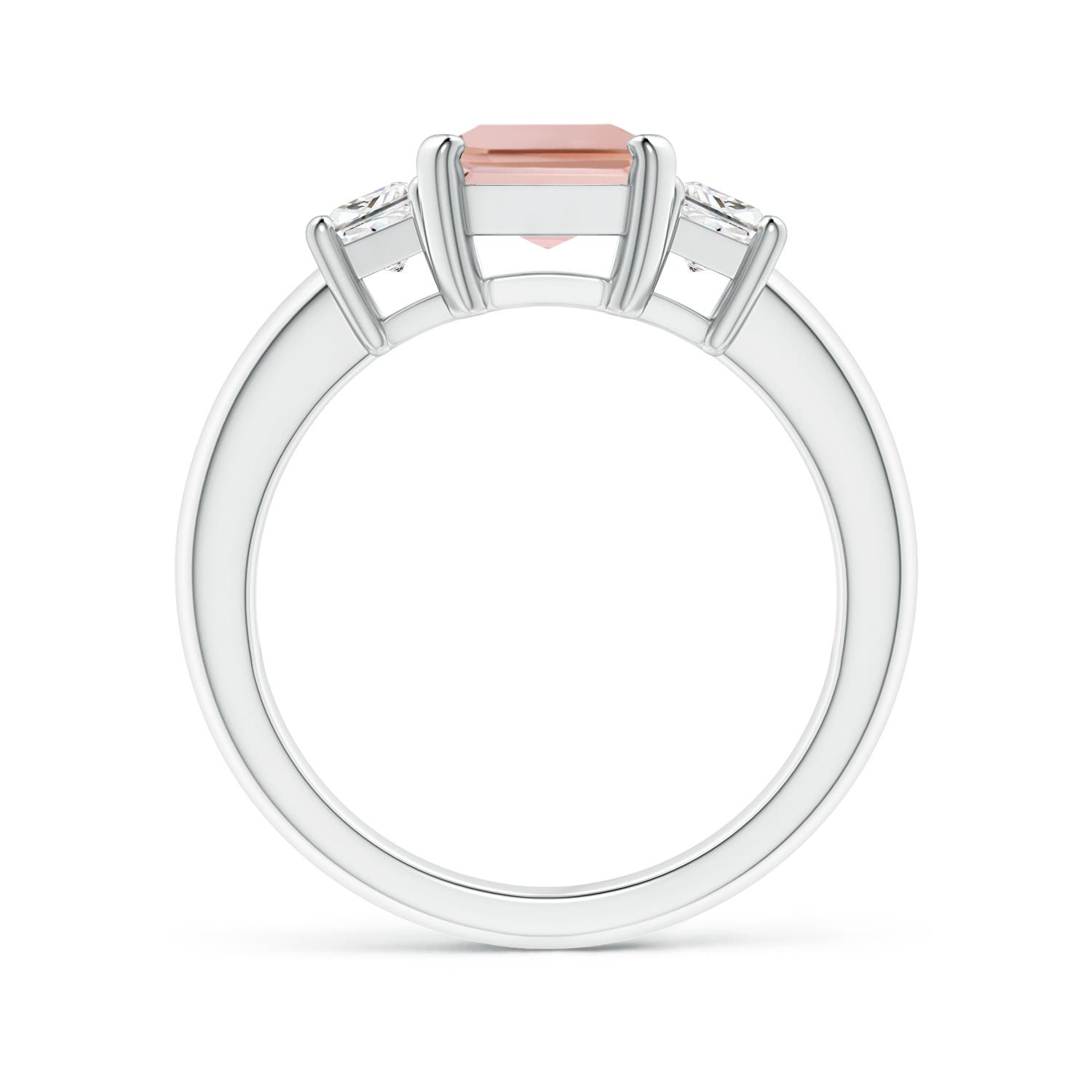 AAAA - Morganite / 2.37 CT / 14 KT White Gold