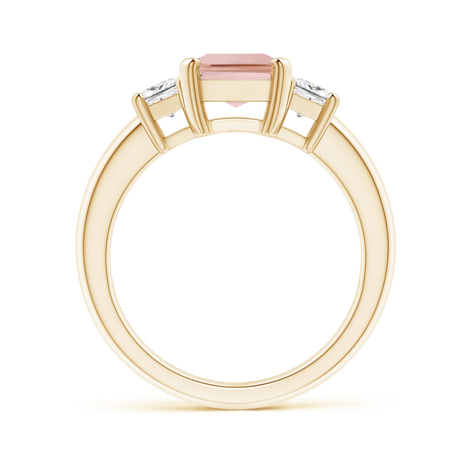 AAAA - Morganite / 2.37 CT / 14 KT Yellow Gold