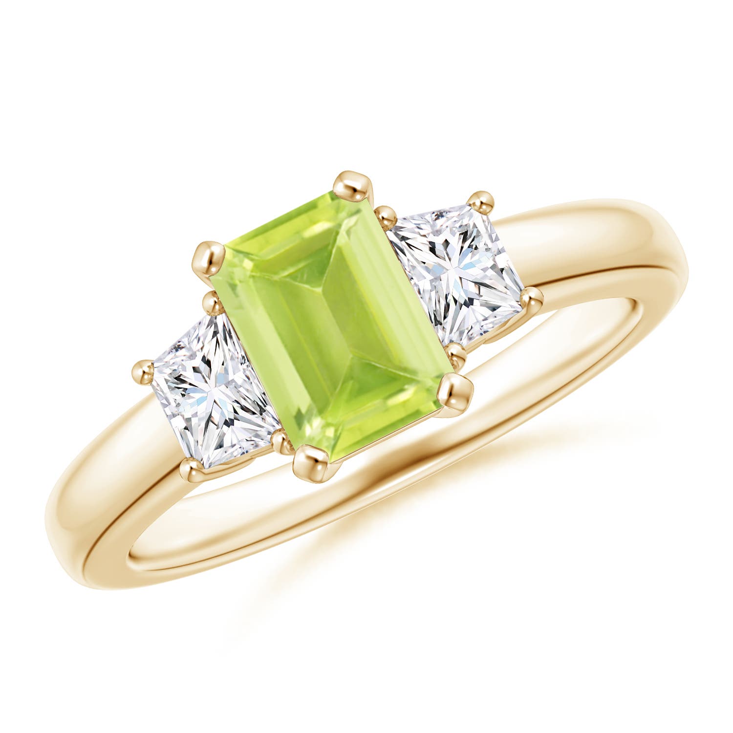 A - Peridot / 1.32 CT / 14 KT Yellow Gold