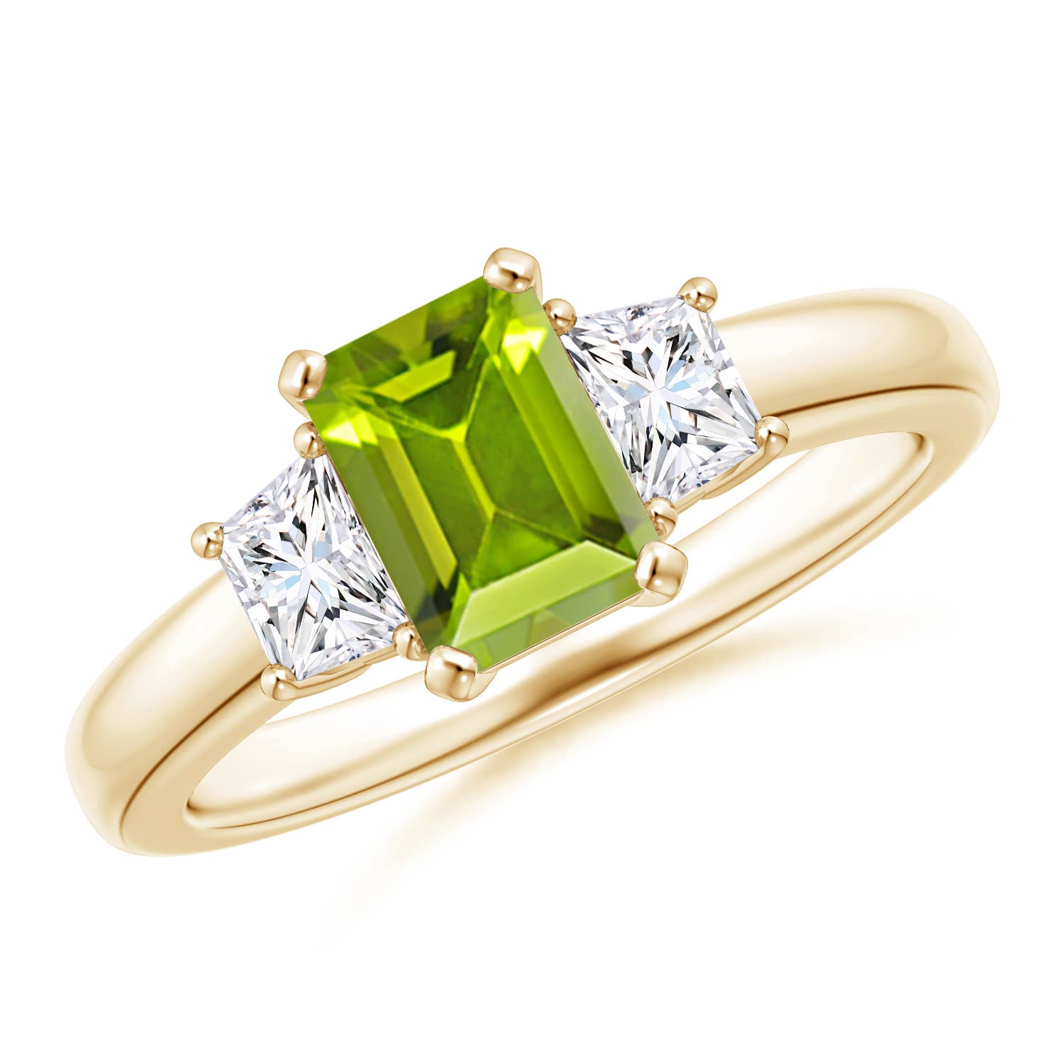 AAA - Peridot / 1.32 CT / 14 KT Yellow Gold