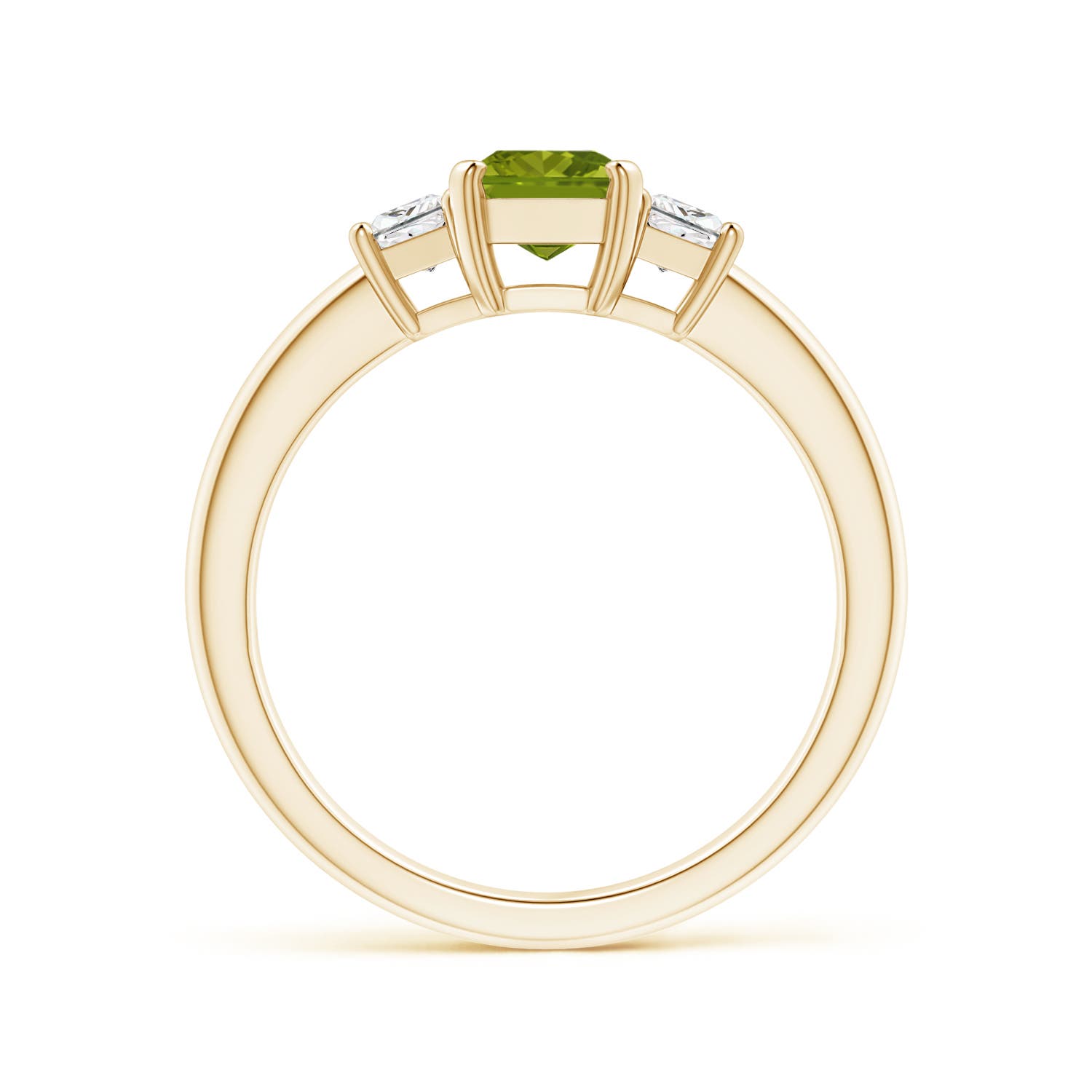 AAA - Peridot / 1.32 CT / 14 KT Yellow Gold