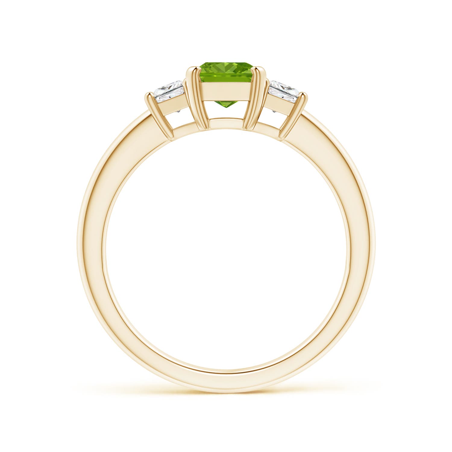 AAAA - Peridot / 1.32 CT / 14 KT Yellow Gold