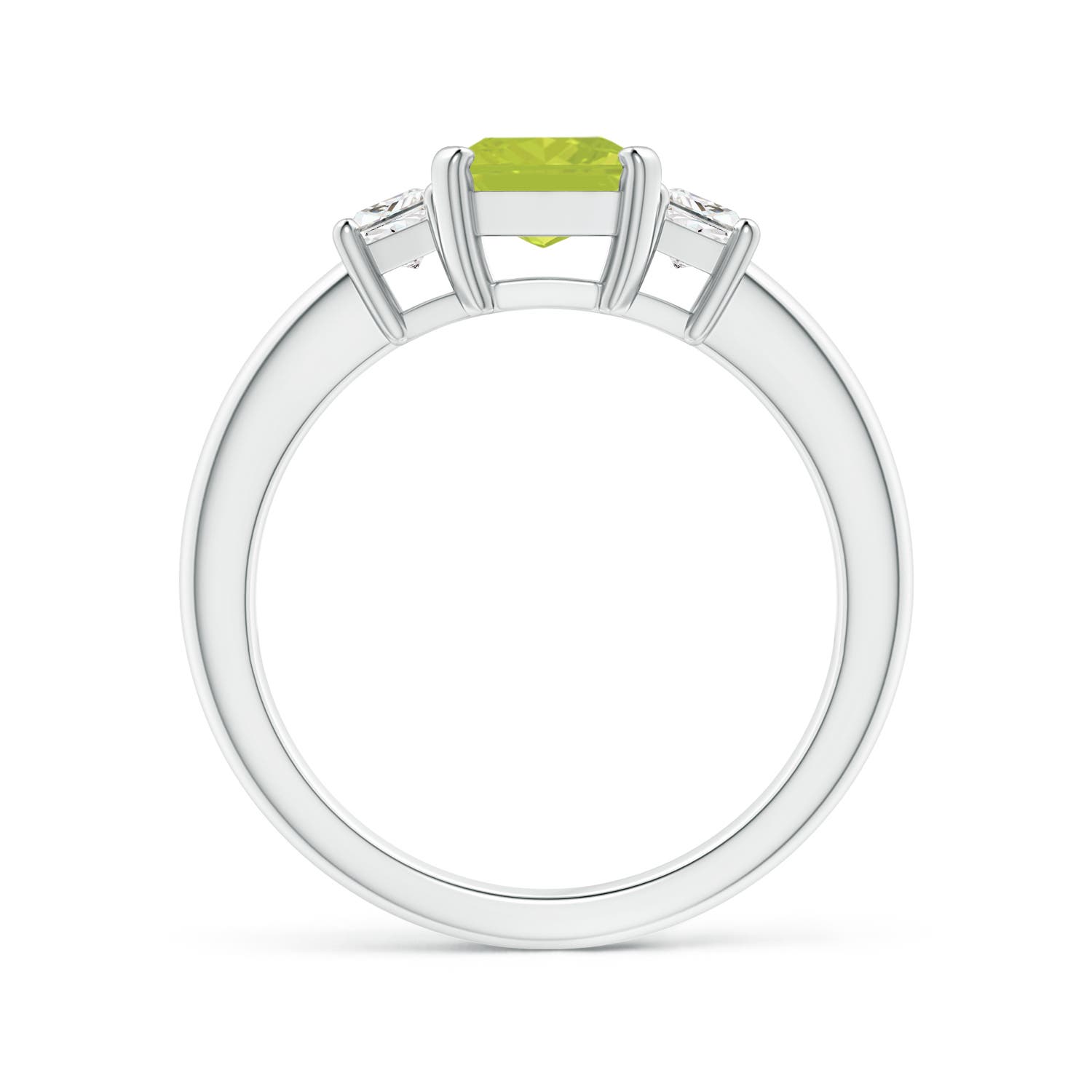 A - Peridot / 1.92 CT / 14 KT White Gold