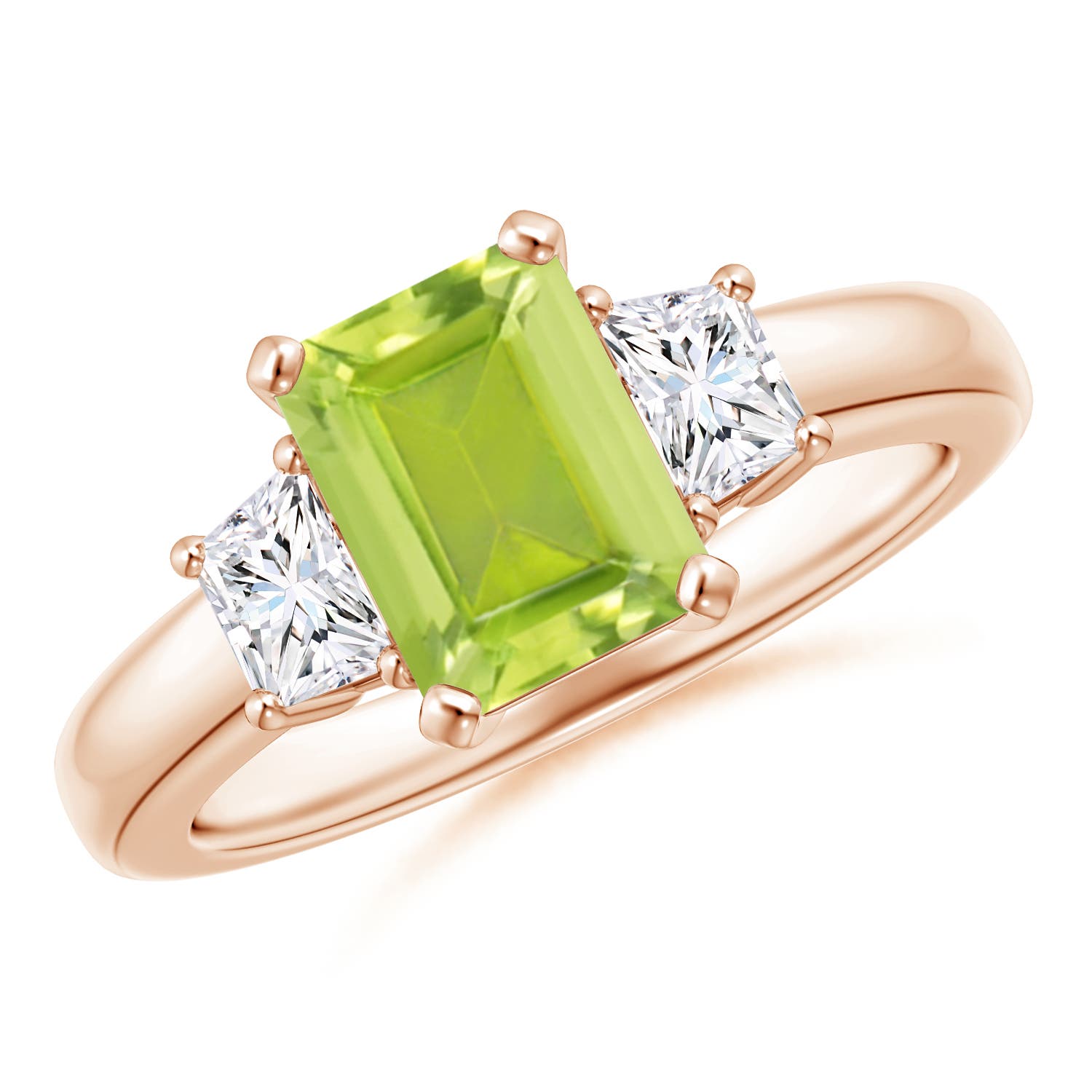 AA - Peridot / 1.92 CT / 14 KT Rose Gold