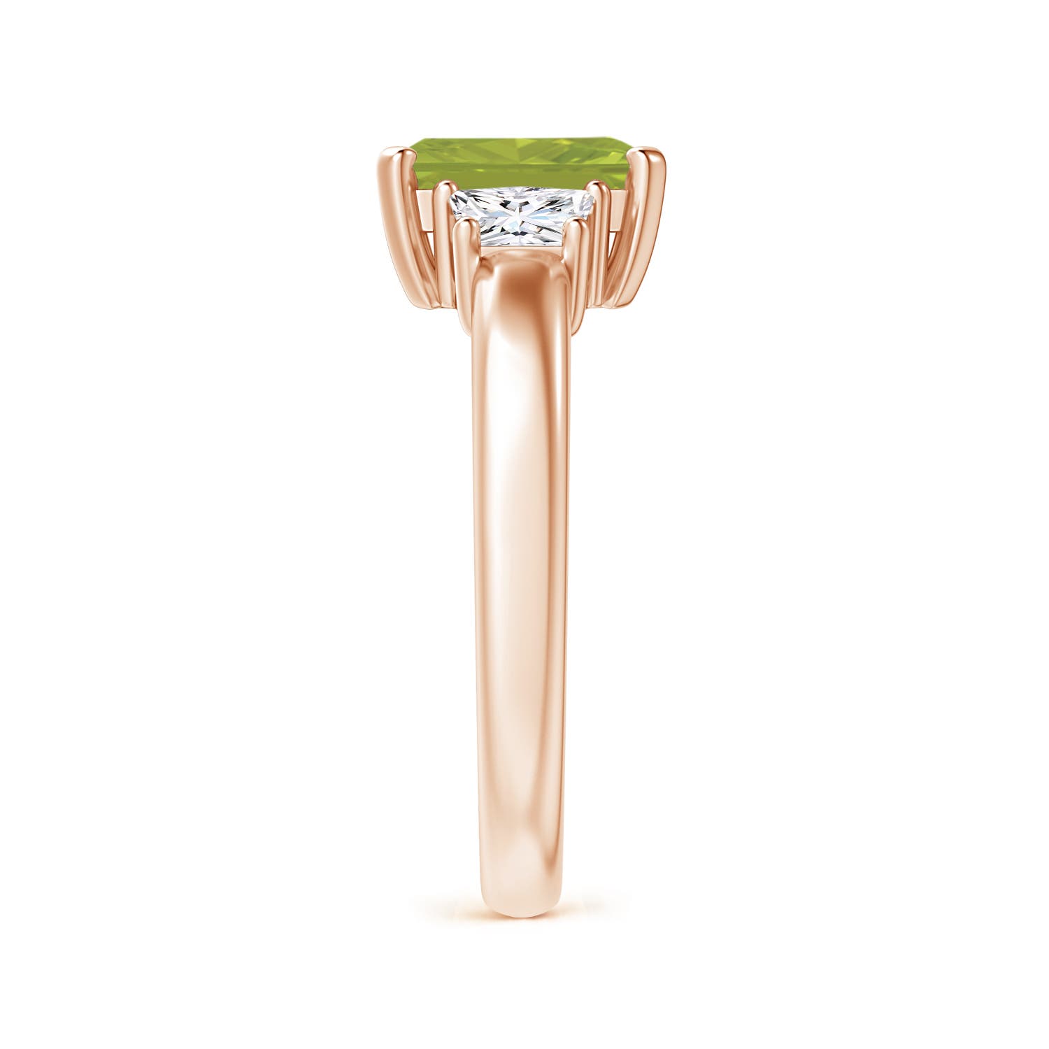 AA - Peridot / 1.92 CT / 14 KT Rose Gold