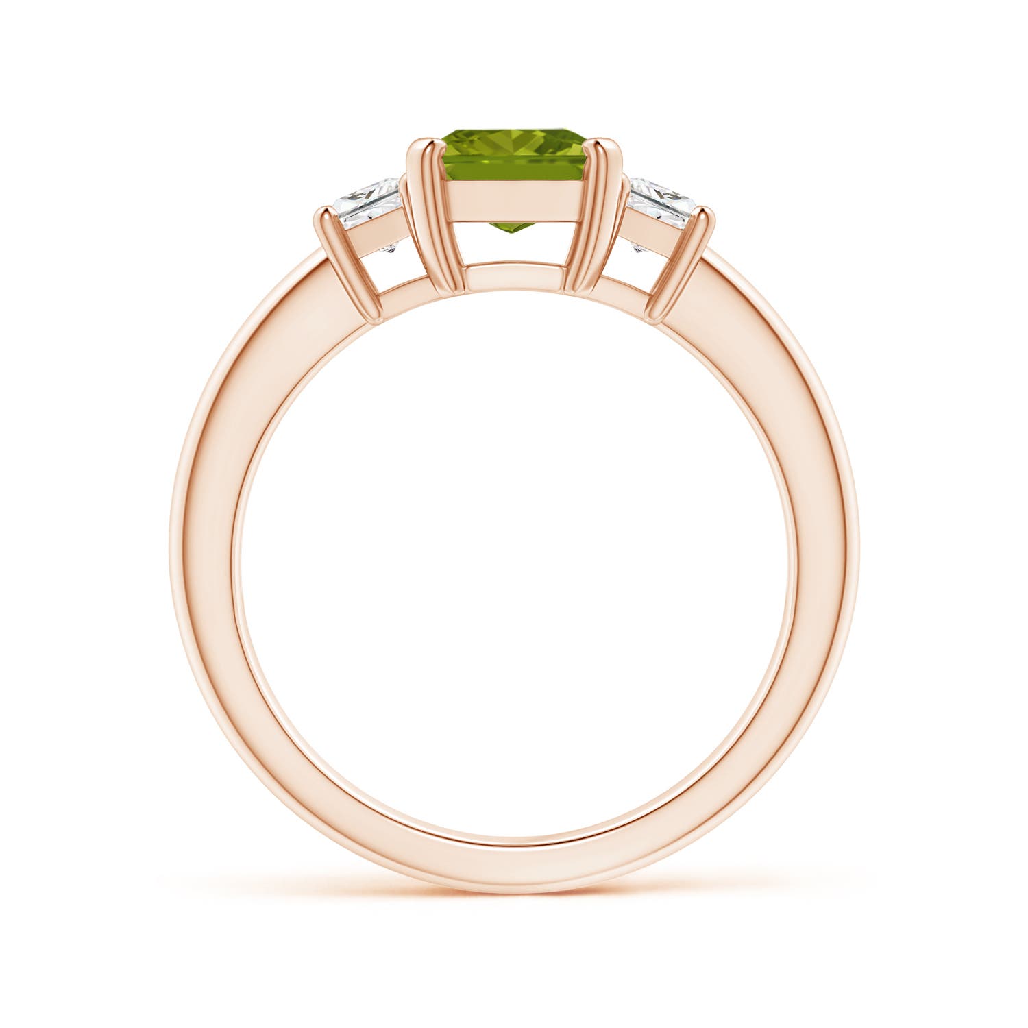 AAA - Peridot / 1.92 CT / 14 KT Rose Gold