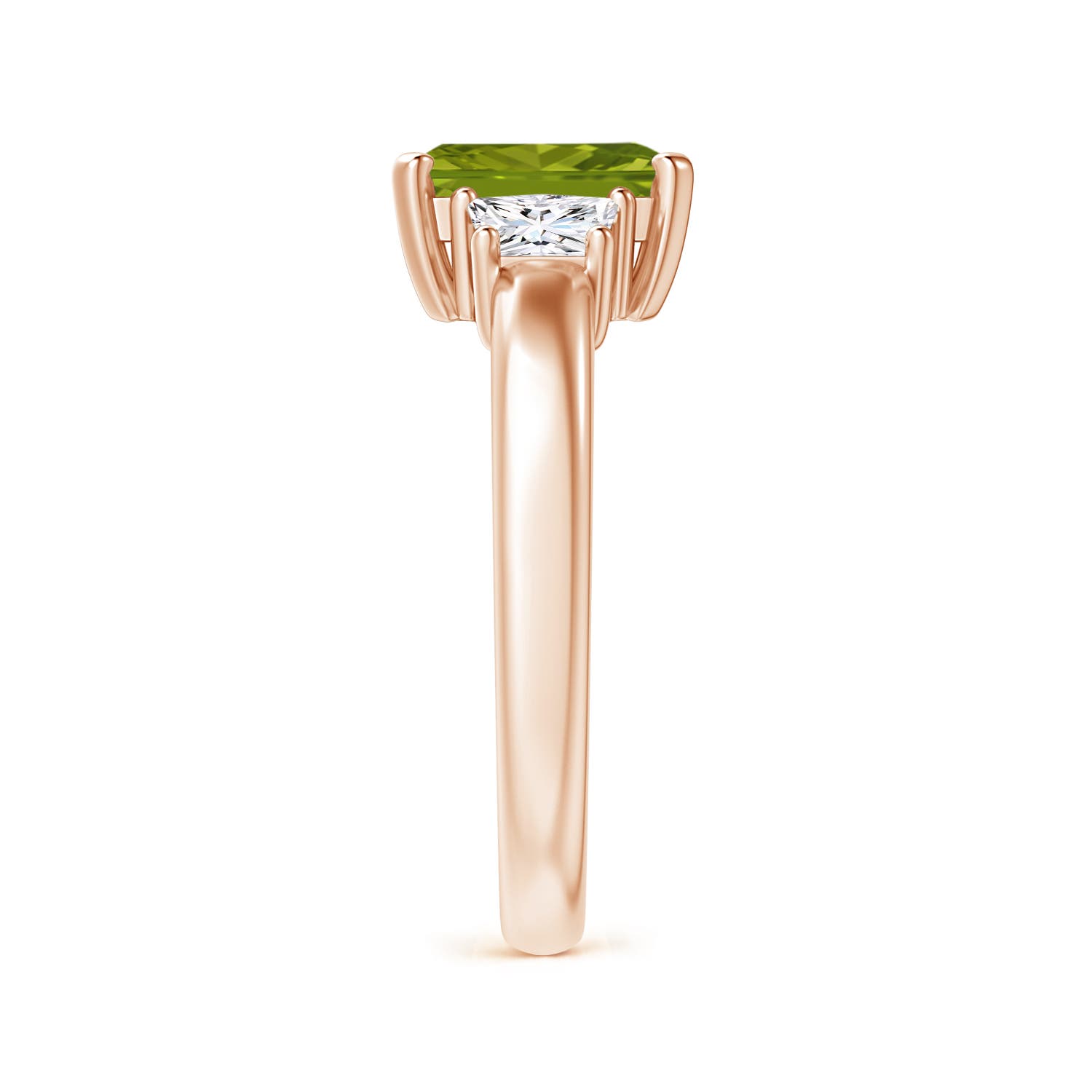 AAA - Peridot / 1.92 CT / 14 KT Rose Gold