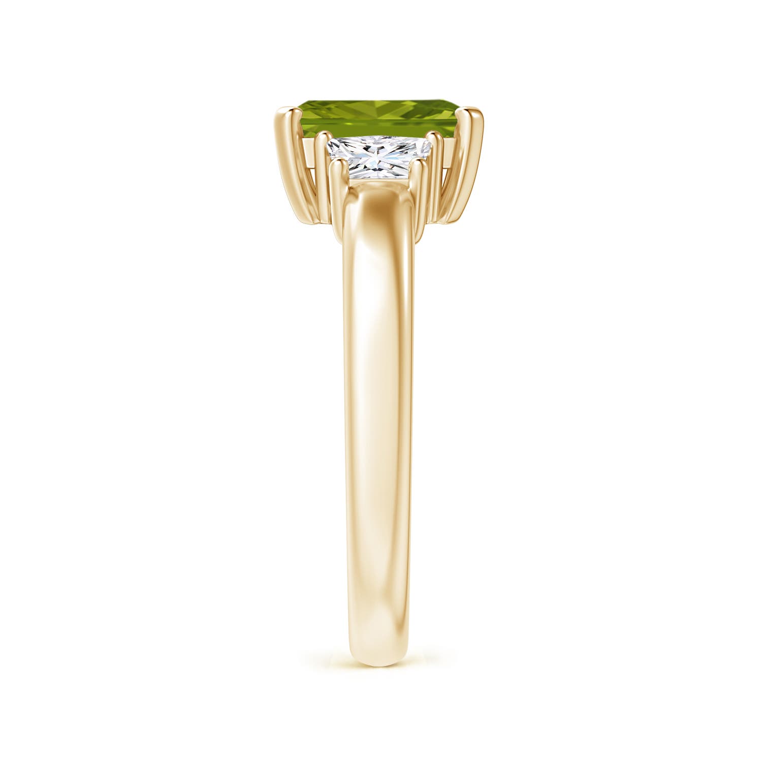 AAA - Peridot / 1.92 CT / 14 KT Yellow Gold