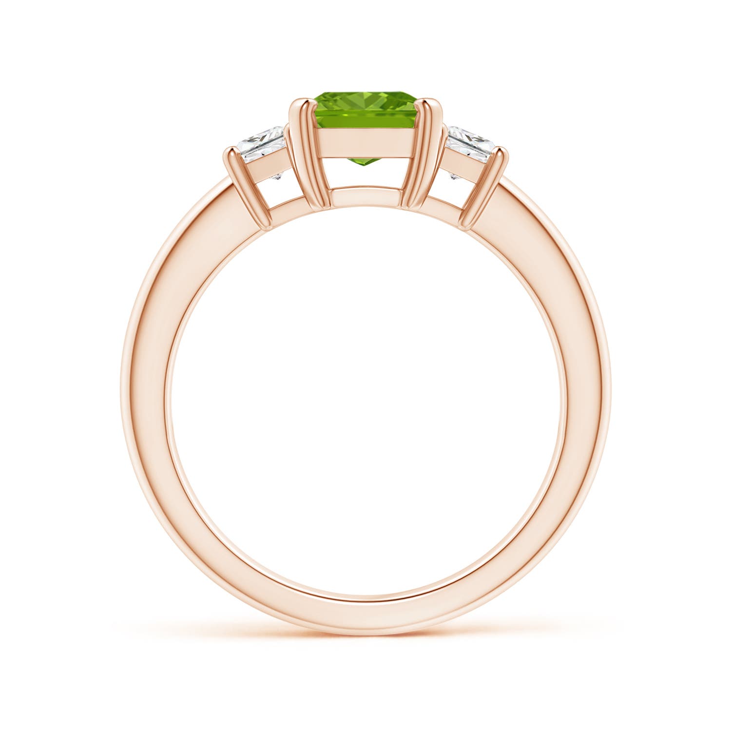 AAAA - Peridot / 1.92 CT / 14 KT Rose Gold