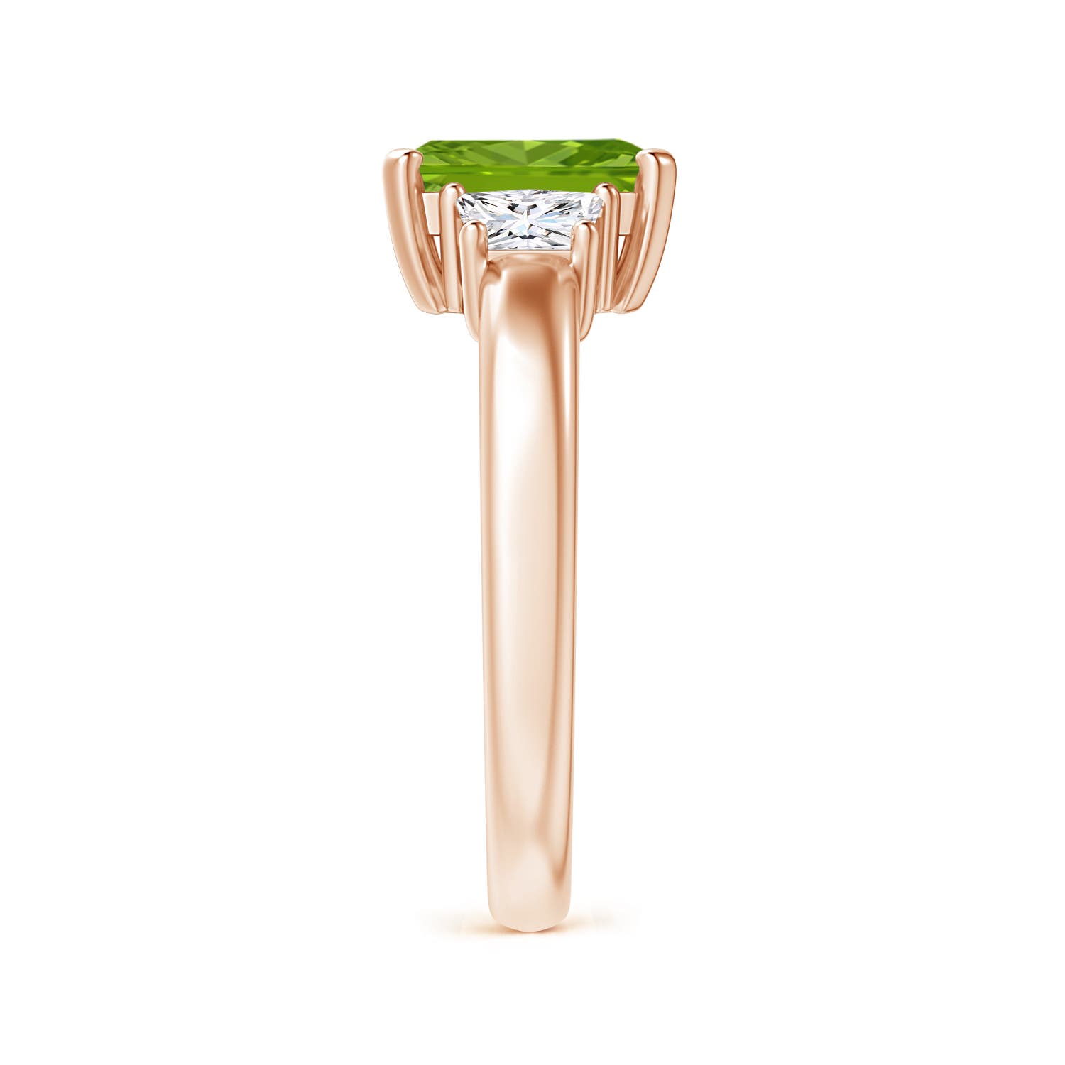 AAAA - Peridot / 1.92 CT / 14 KT Rose Gold