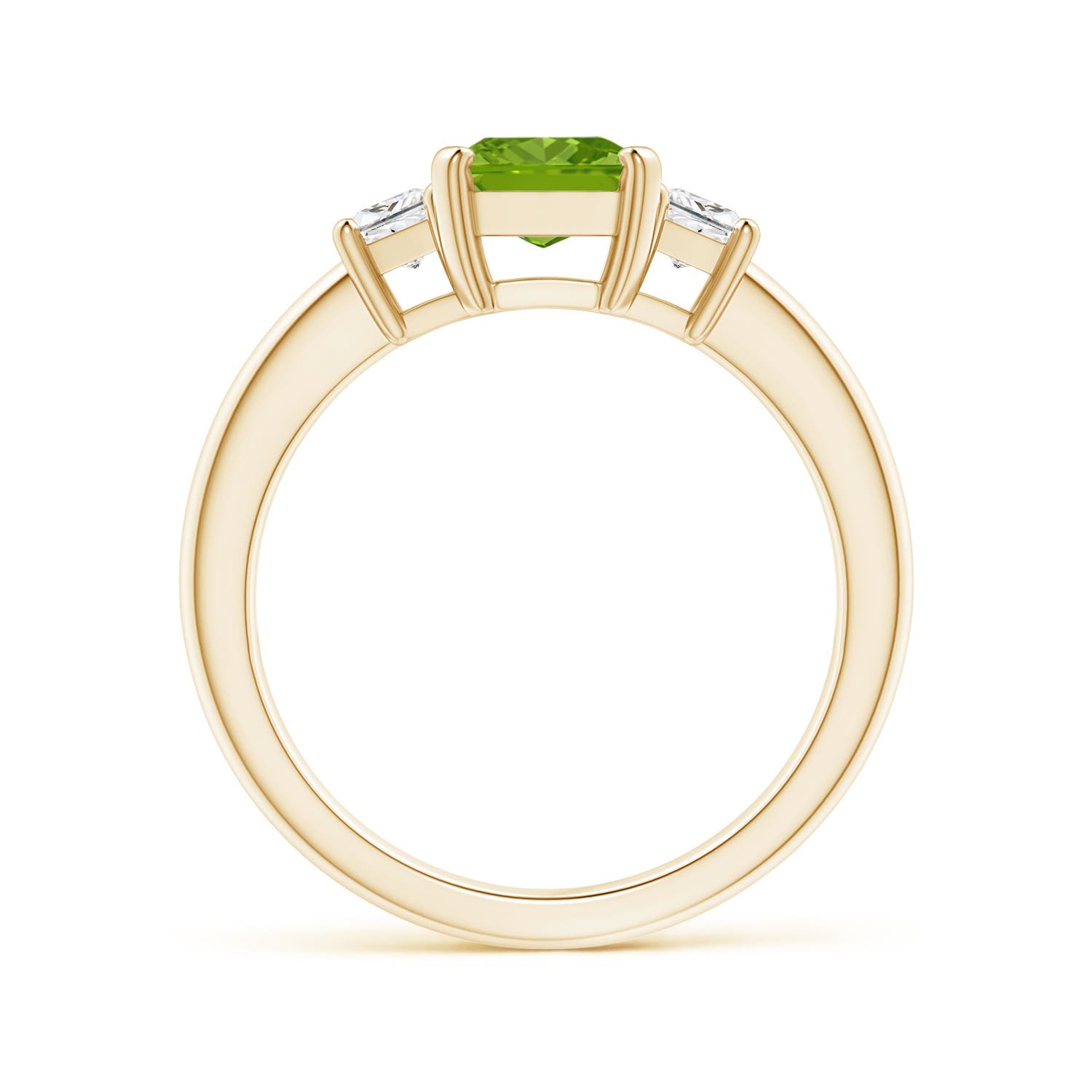 AAAA - Peridot / 1.92 CT / 14 KT Yellow Gold