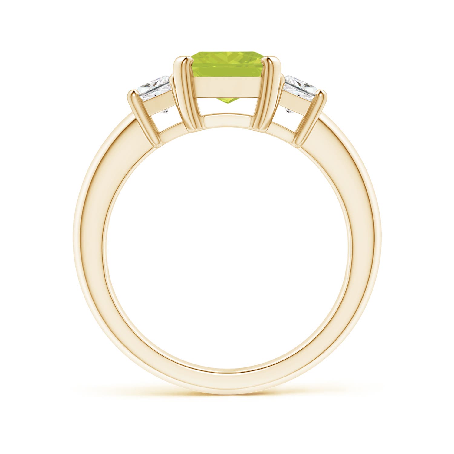 A - Peridot / 2.67 CT / 14 KT Yellow Gold