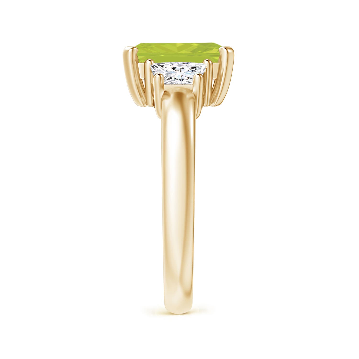 A - Peridot / 2.67 CT / 14 KT Yellow Gold