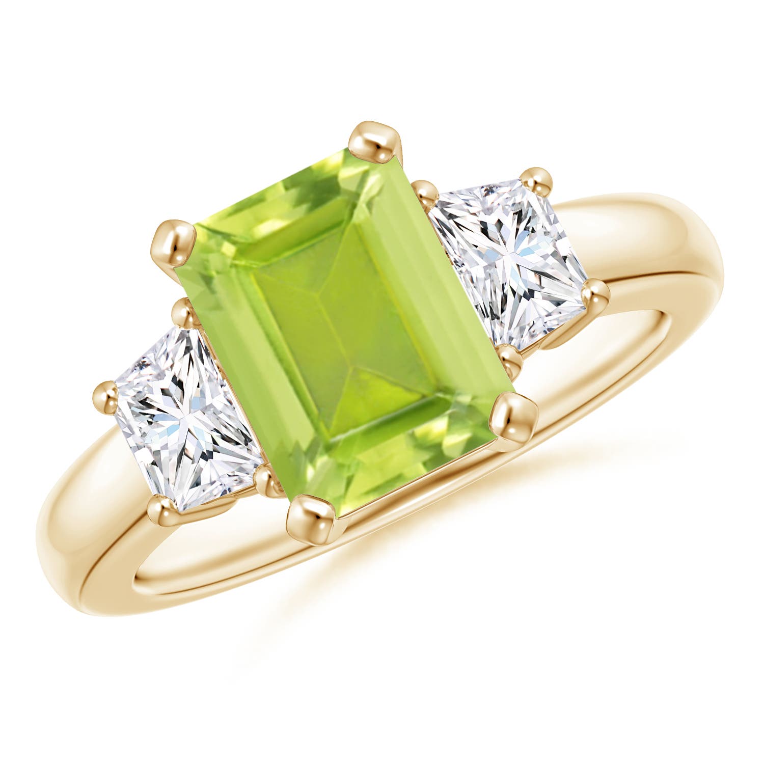 AA - Peridot / 2.67 CT / 14 KT Yellow Gold