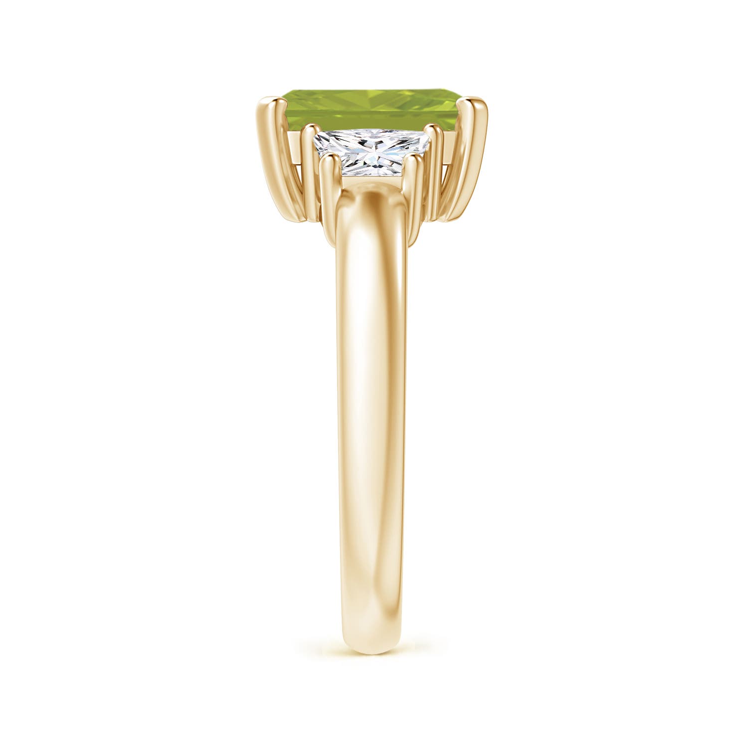 AA - Peridot / 2.67 CT / 14 KT Yellow Gold