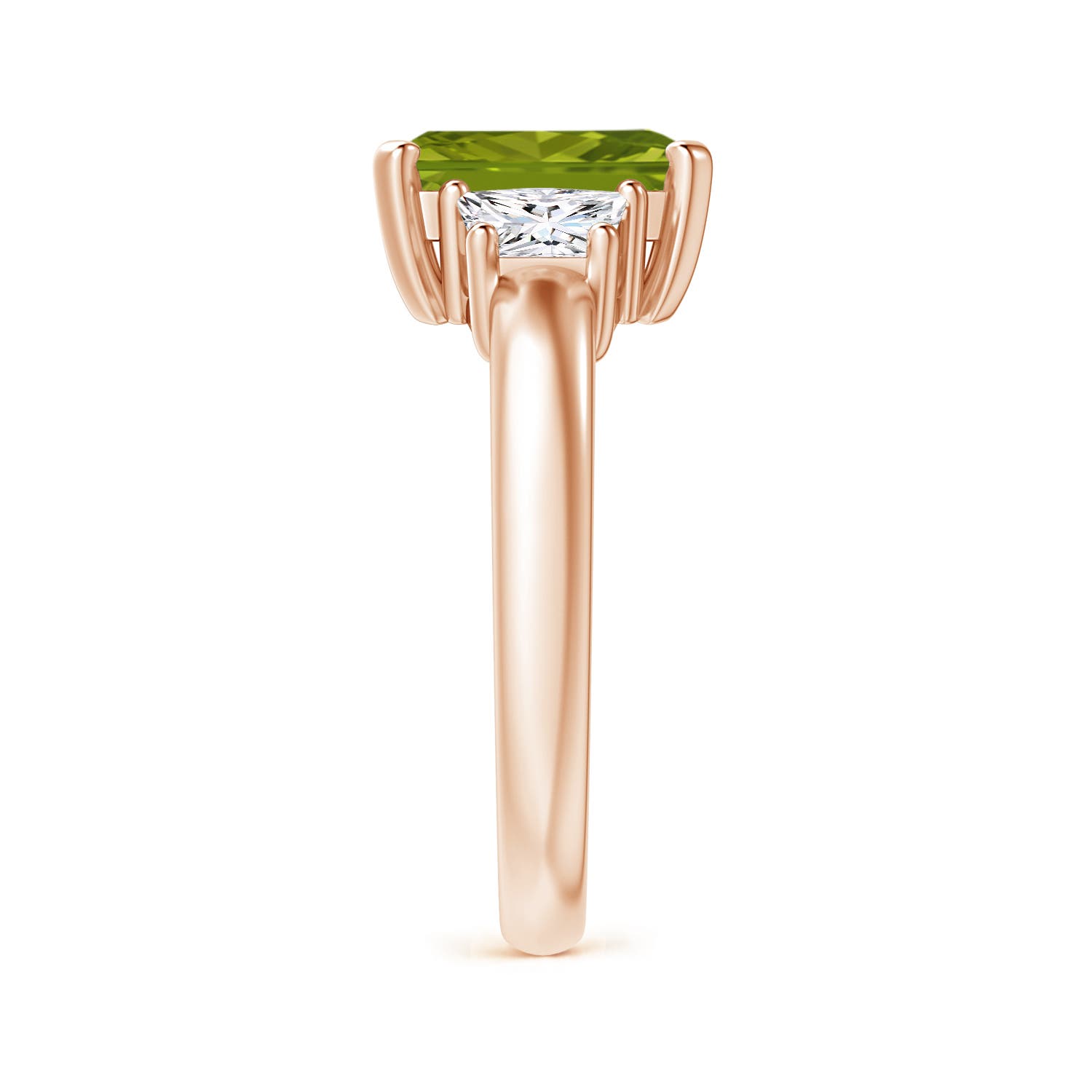 AAA - Peridot / 2.67 CT / 14 KT Rose Gold