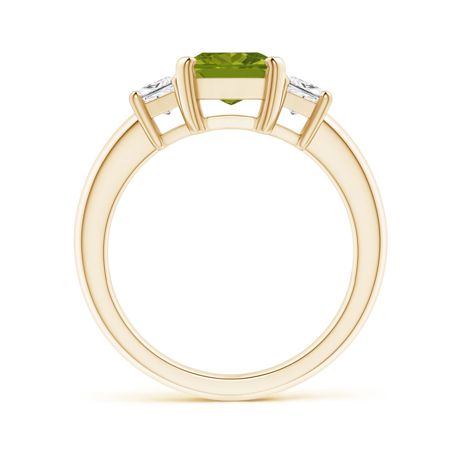 AAA - Peridot / 2.67 CT / 14 KT Yellow Gold