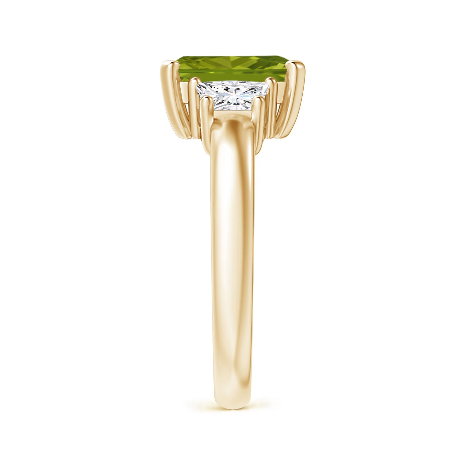 AAA - Peridot / 2.67 CT / 14 KT Yellow Gold