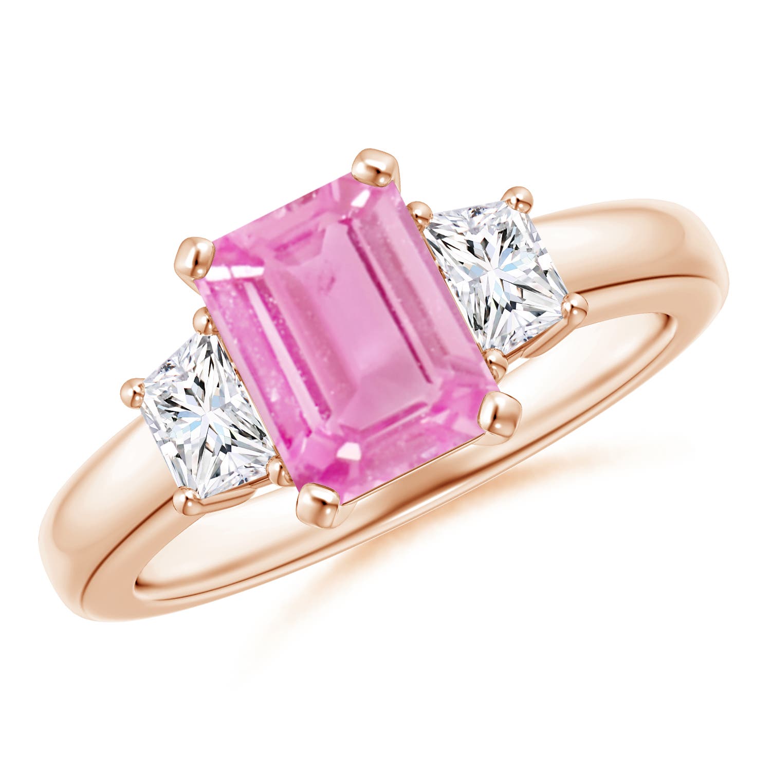 A - Pink Sapphire / 1.82 CT / 14 KT Rose Gold