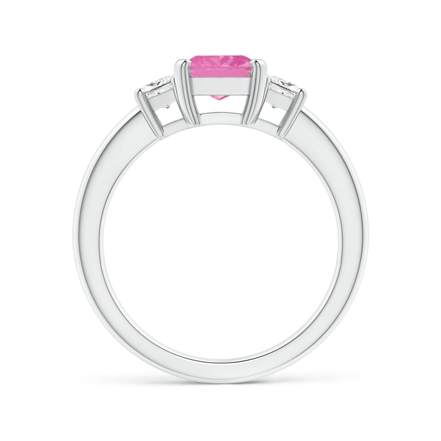 A - Pink Sapphire / 1.82 CT / 14 KT White Gold