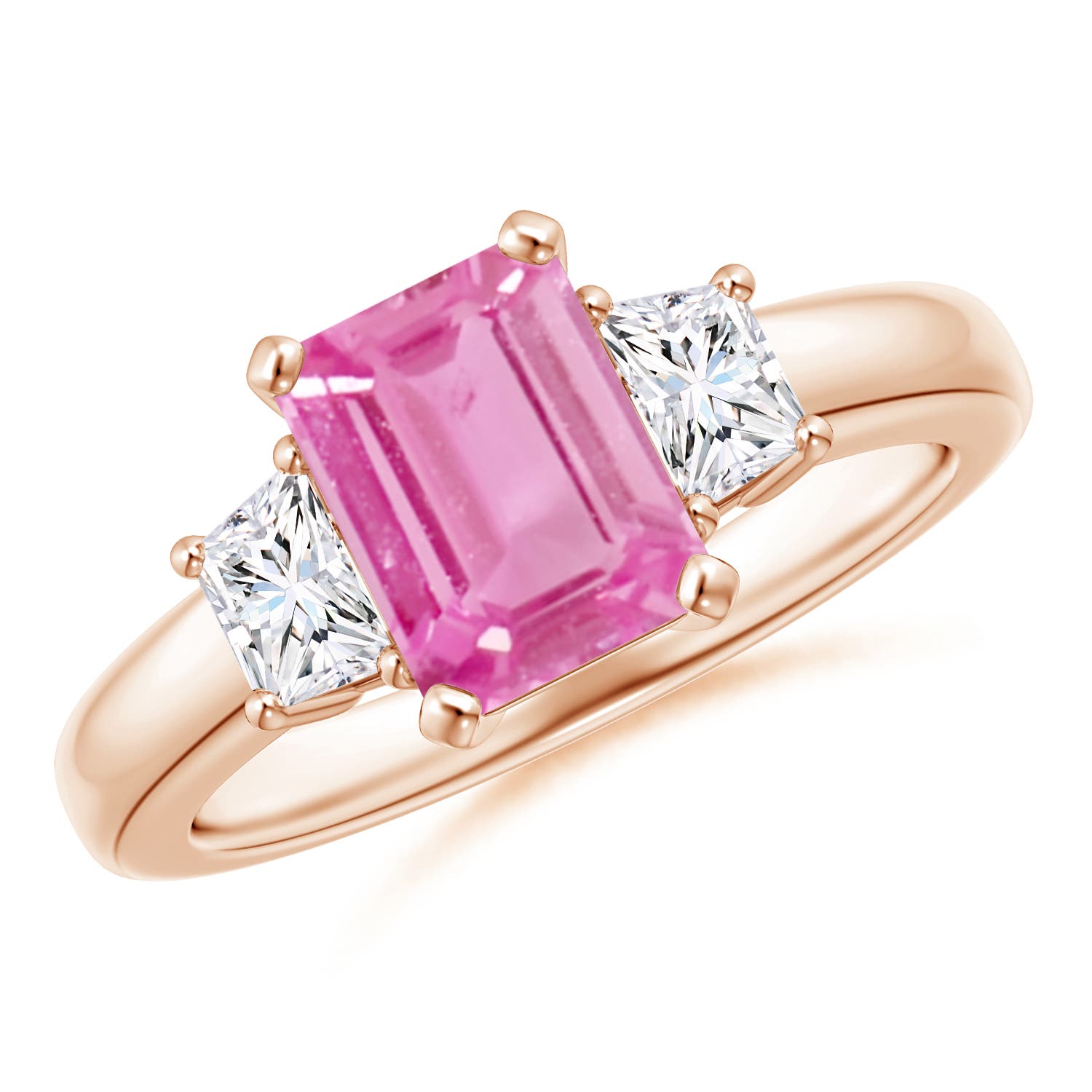 AA - Pink Sapphire / 1.82 CT / 14 KT Rose Gold