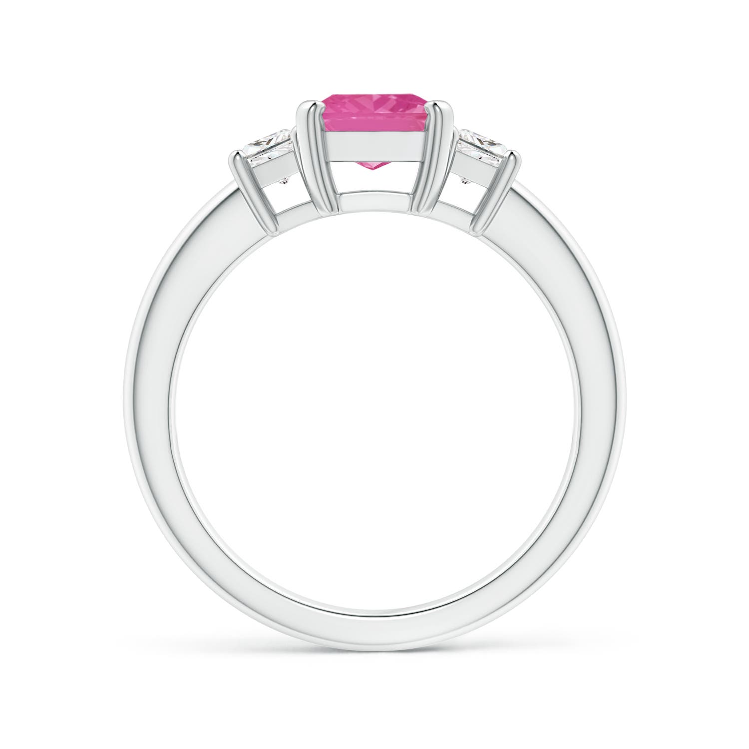 AA - Pink Sapphire / 1.82 CT / 14 KT White Gold